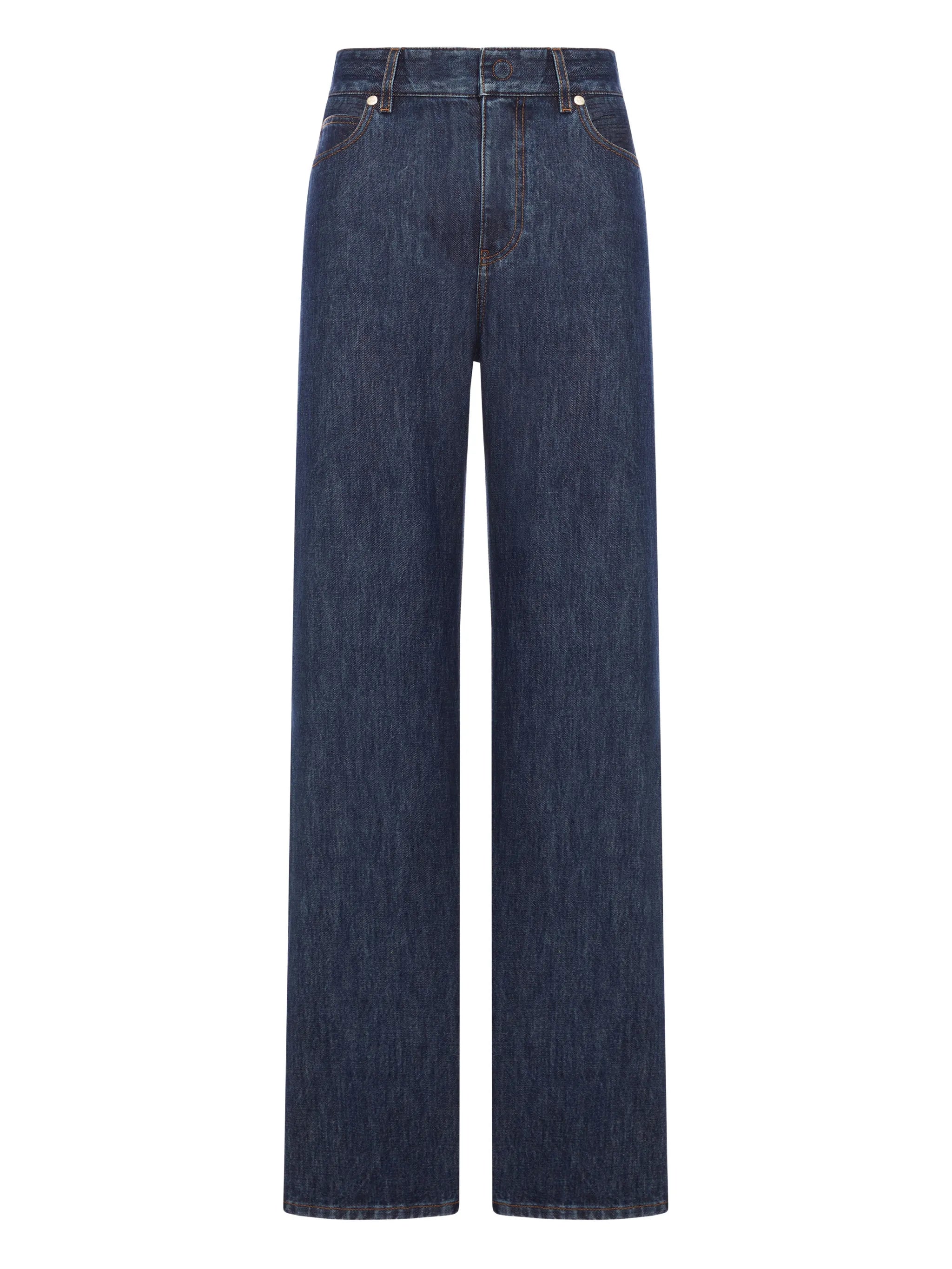 textured denim jeans