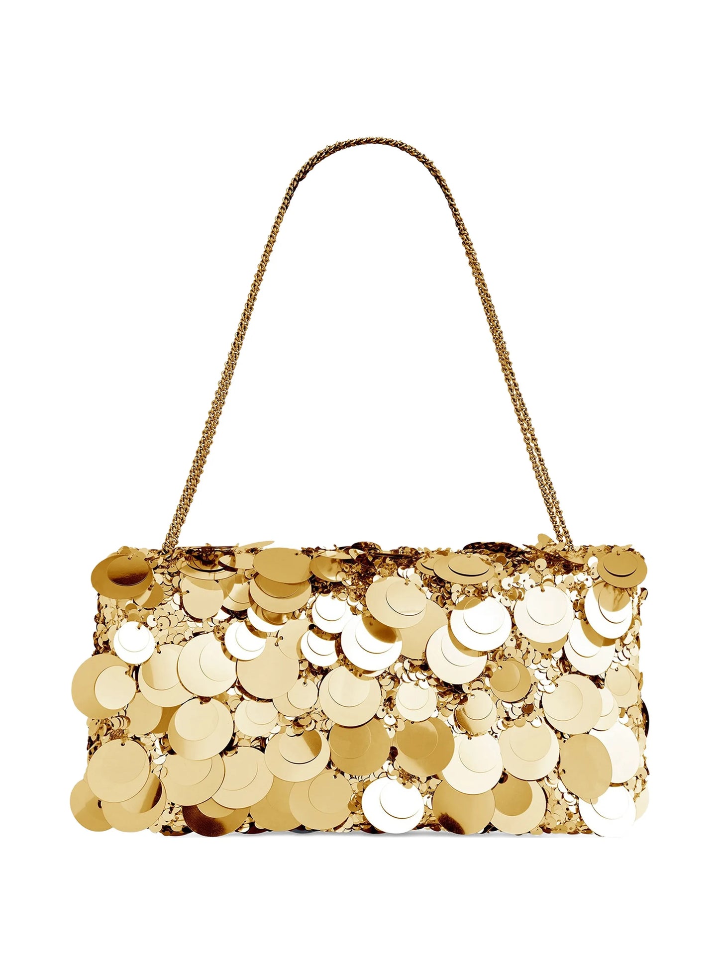 sequin-embellished shoulder bag