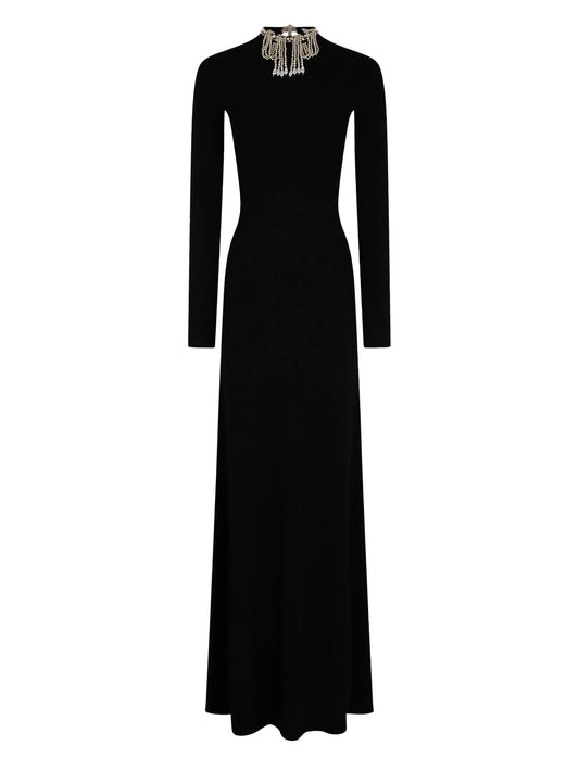 maxi backless dress