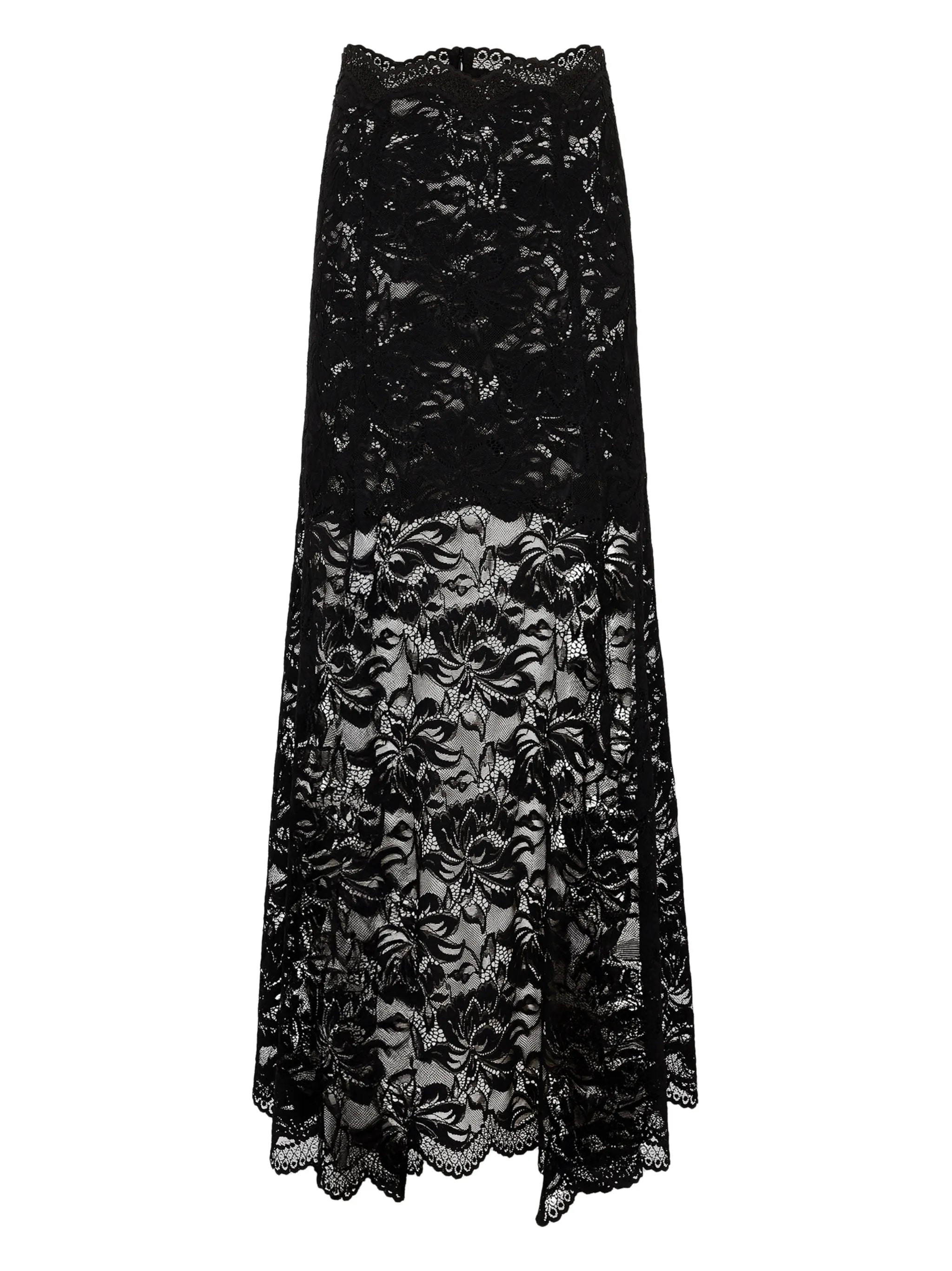 flared maxi skirt