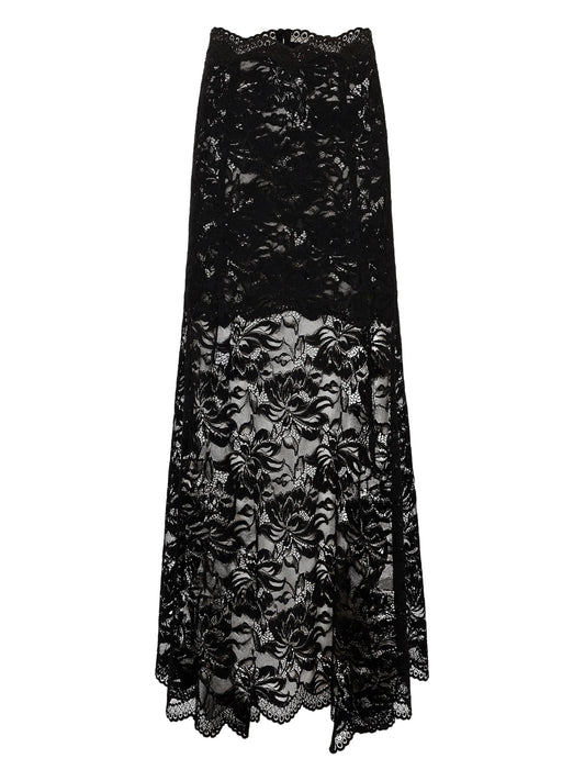 flared maxi skirt