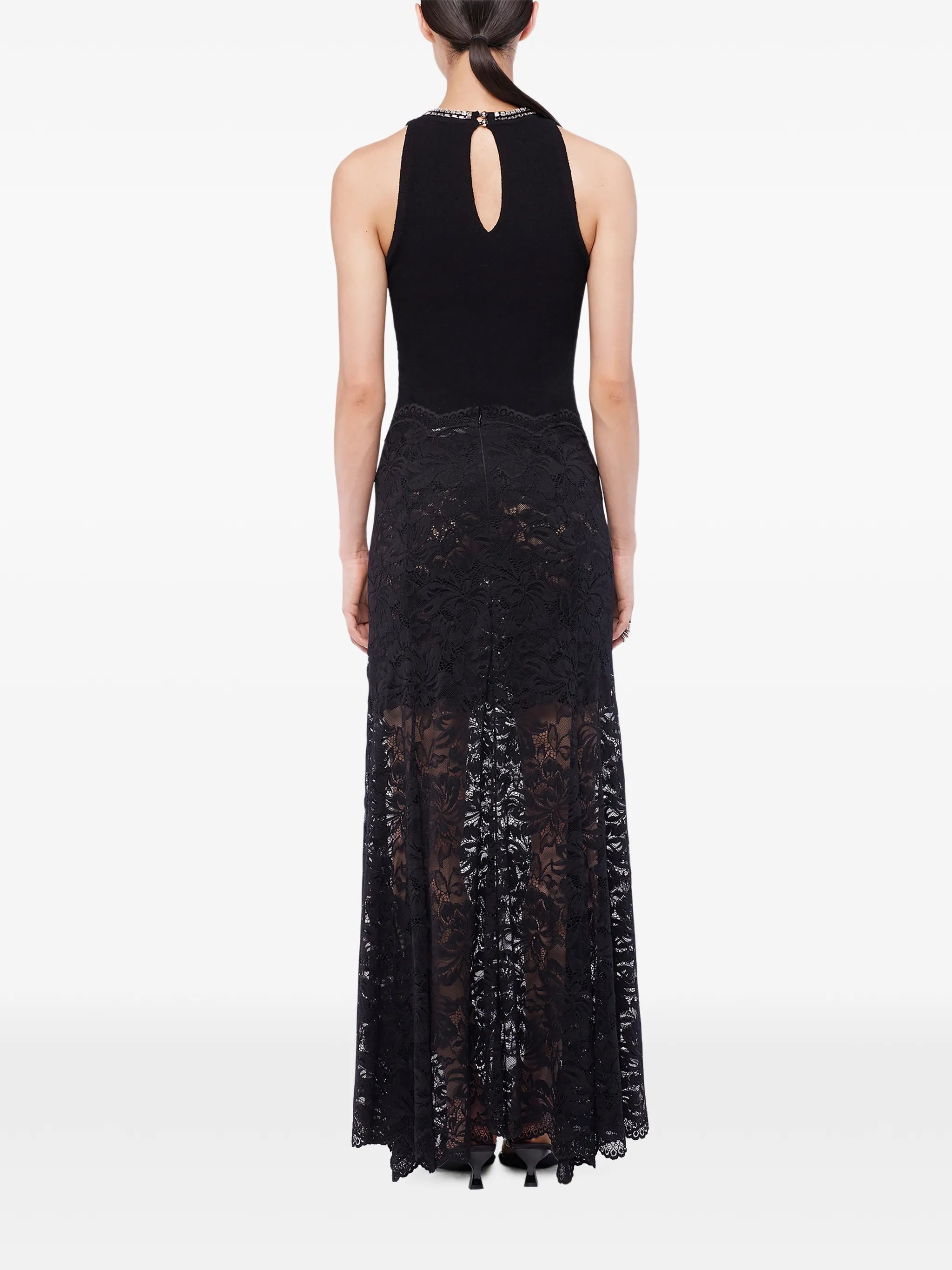 flared maxi skirt