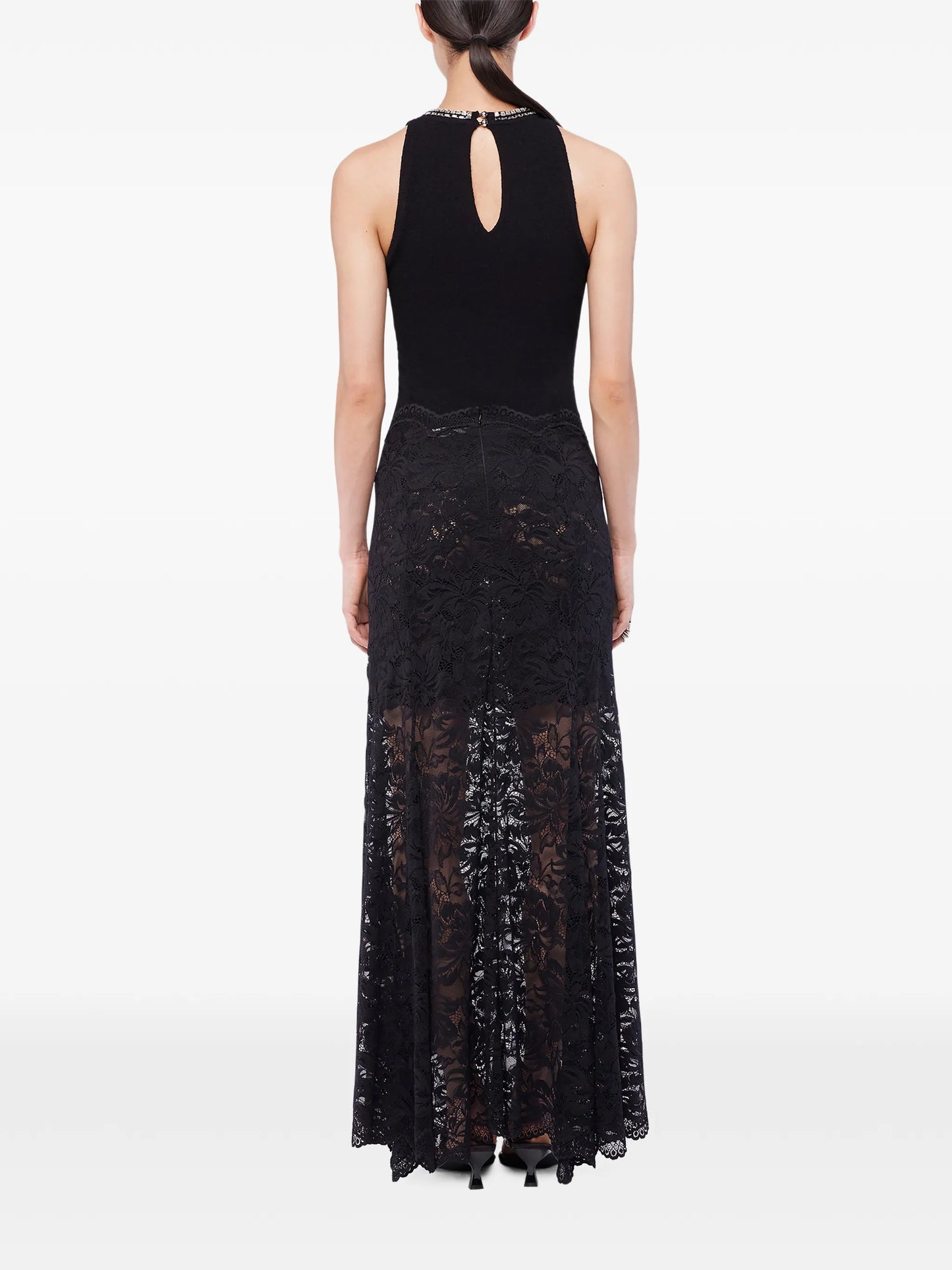 flared maxi skirt