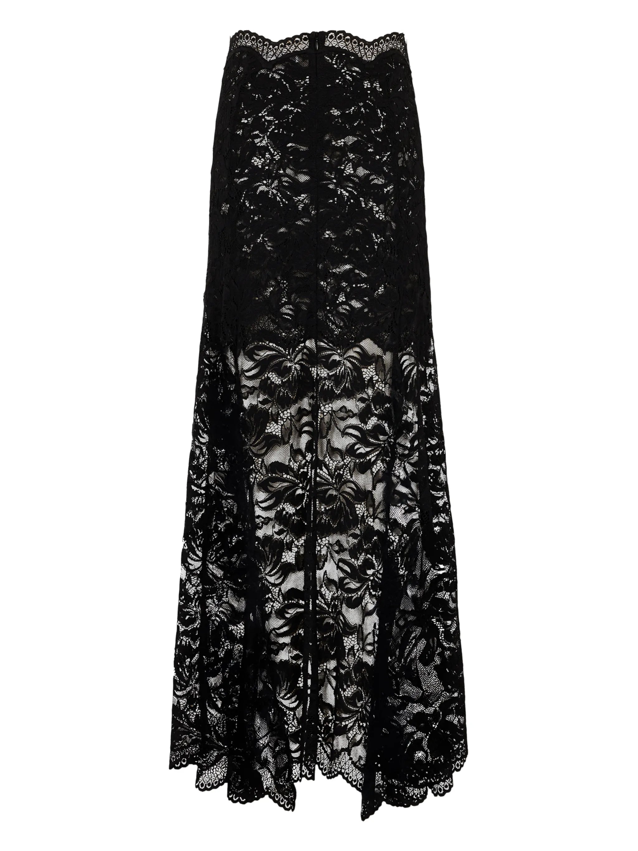 flared maxi skirt