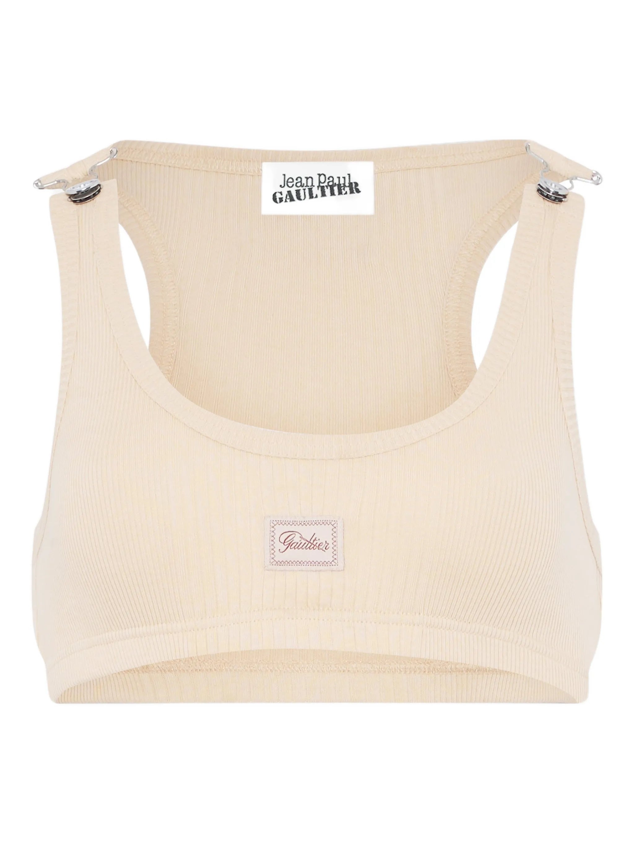 ribbed buckled top