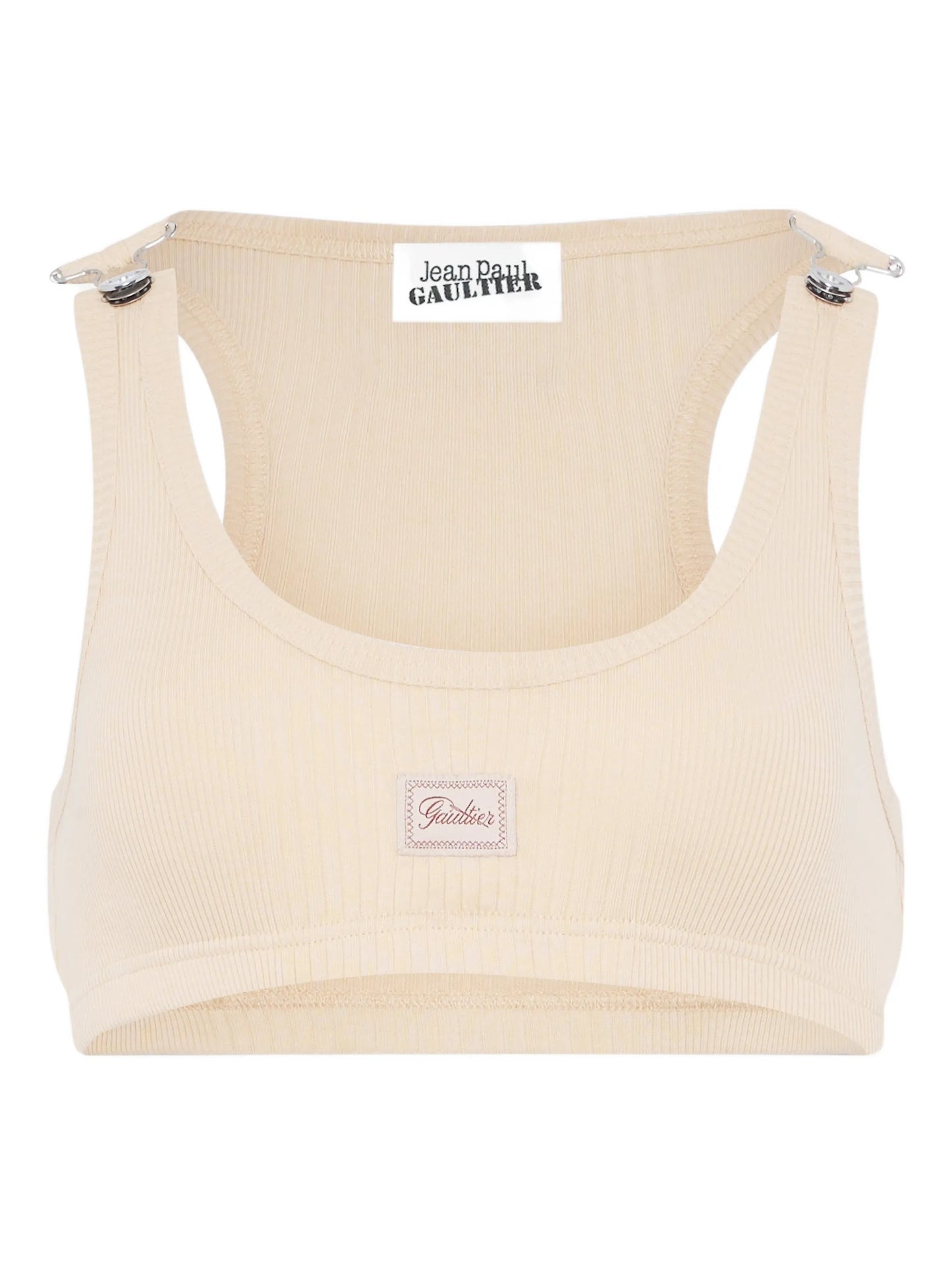 ribbed buckled top