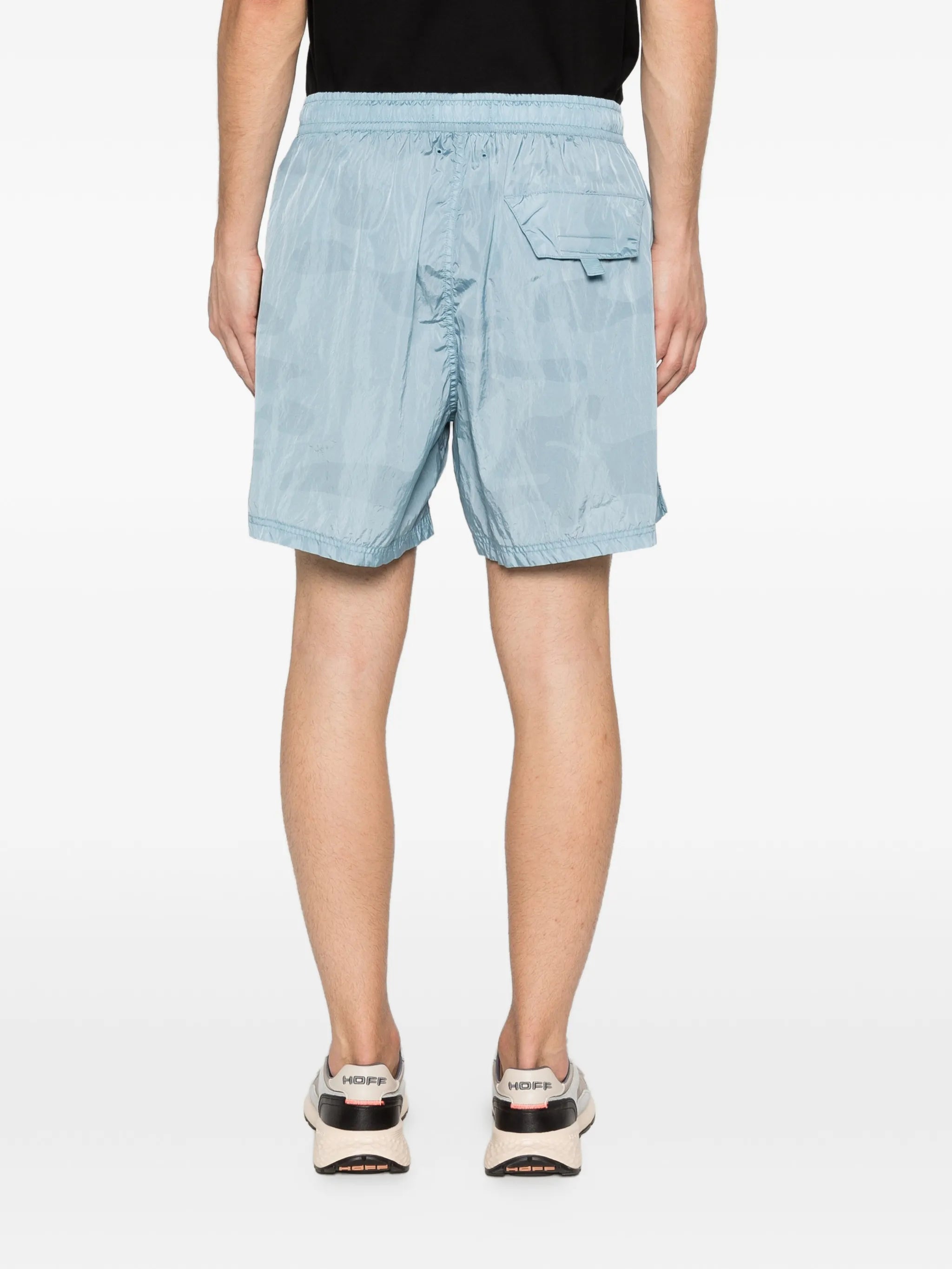 logo-print shorts