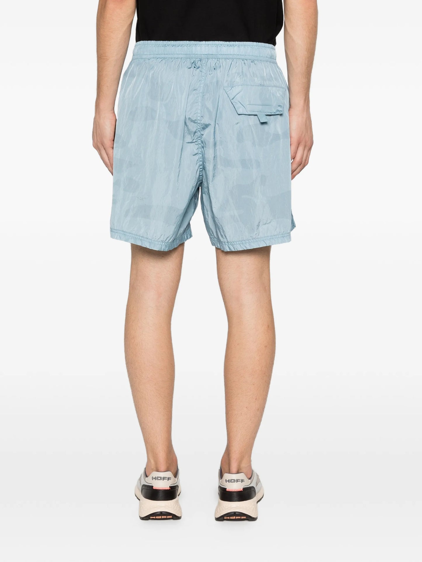logo-print shorts