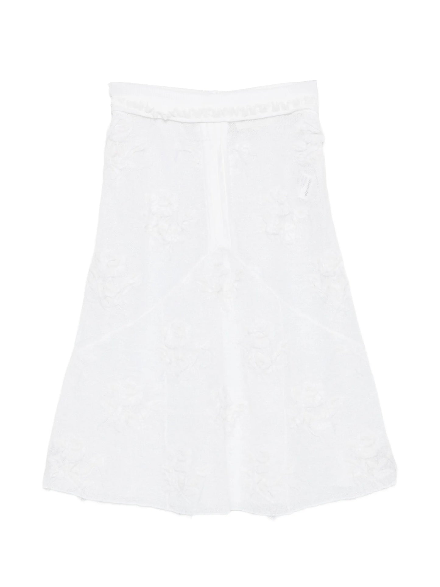 threadwork knit skirt