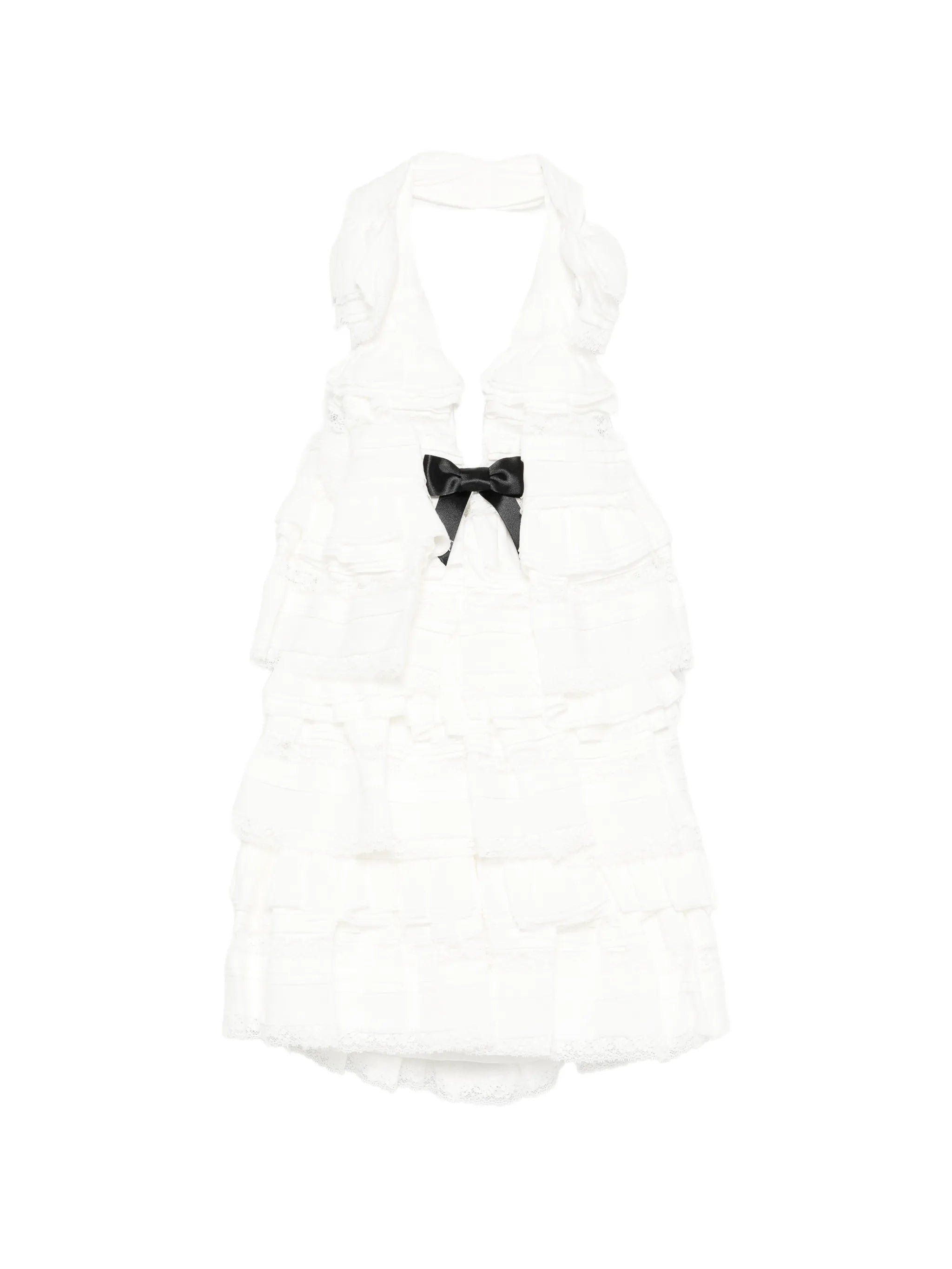 ruffled mini dress