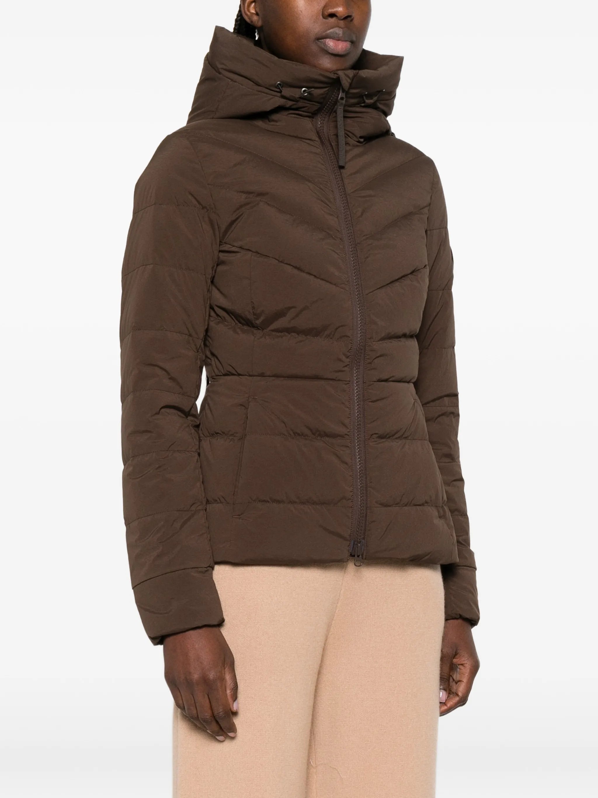 Clair padded hooded jacket