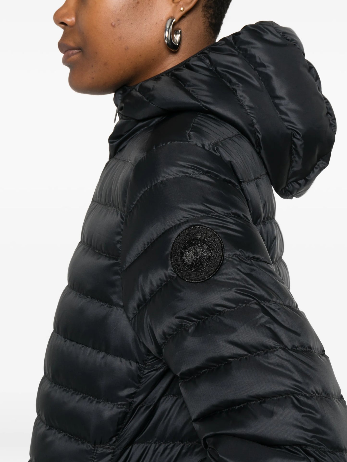 Aethera hooded quilted jacket