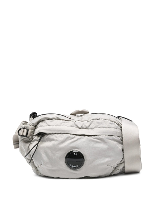 logo patch messenger bag