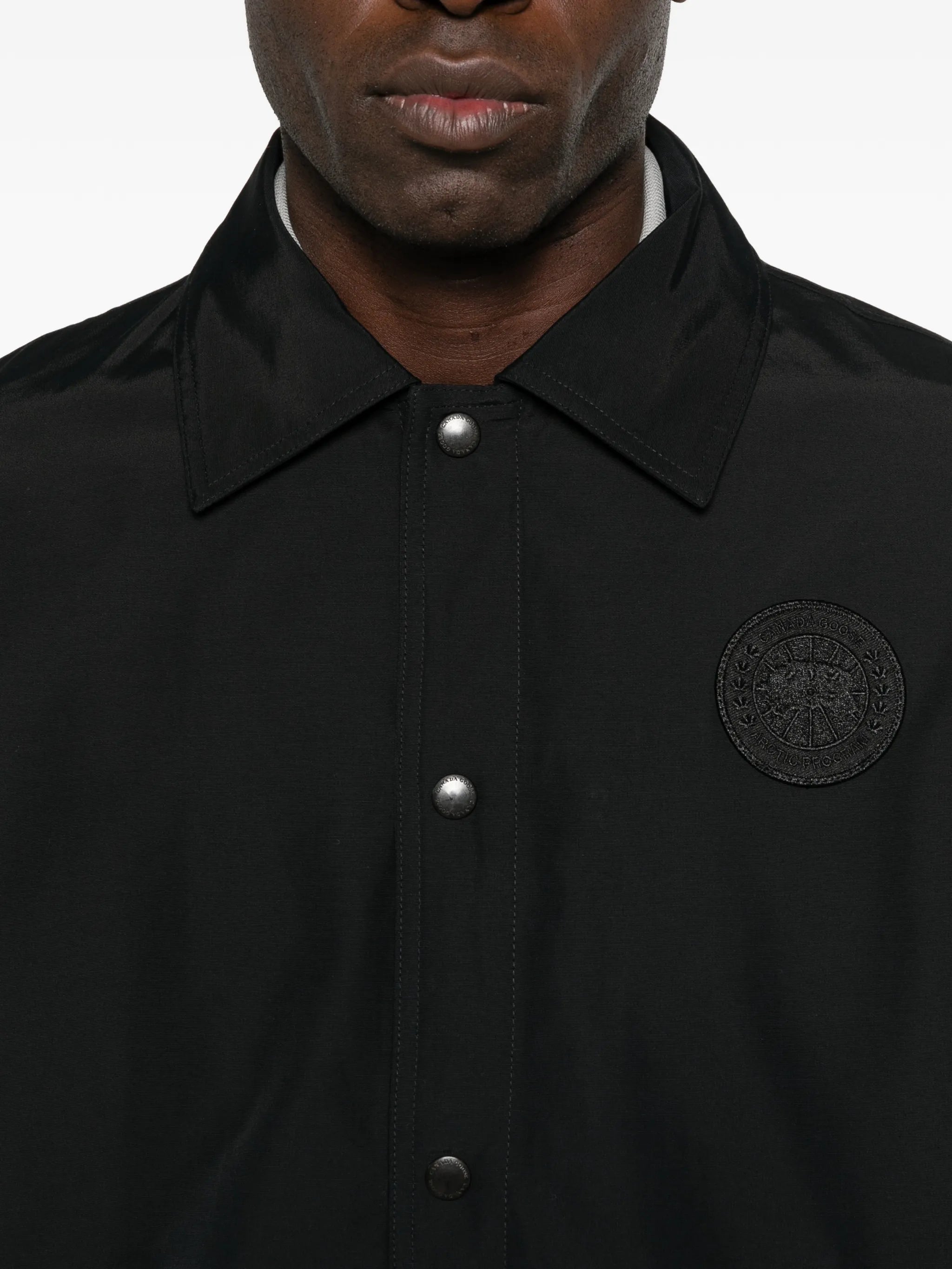 logo-patch jacket