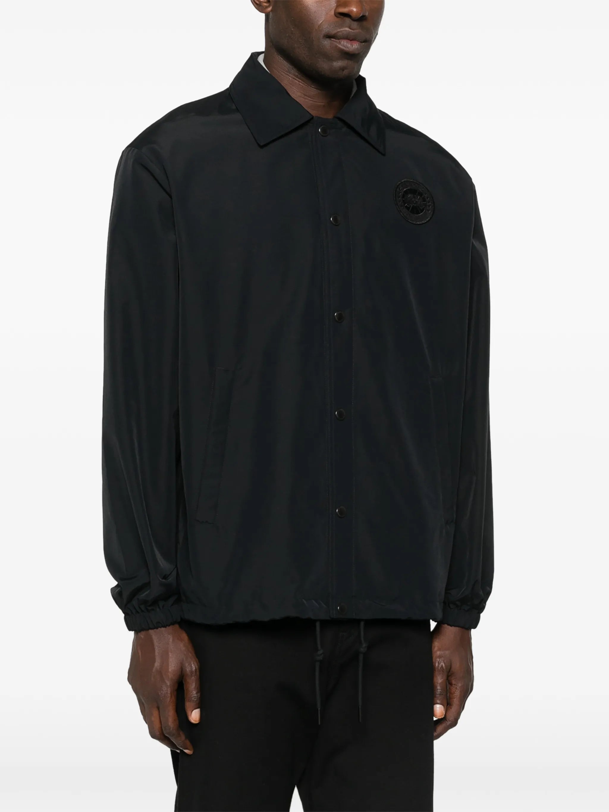 logo-patch jacket