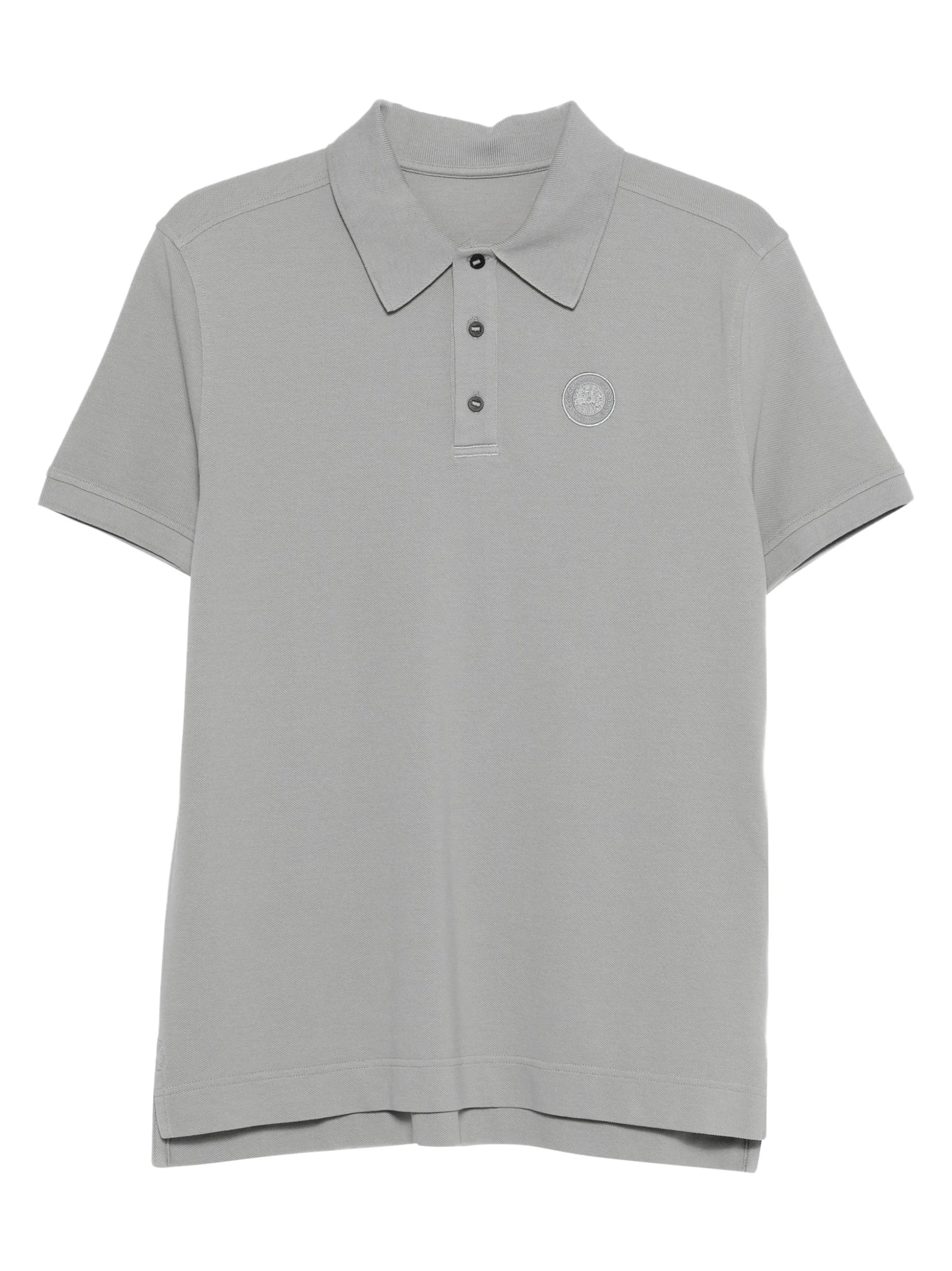 logo-patch polo shirt