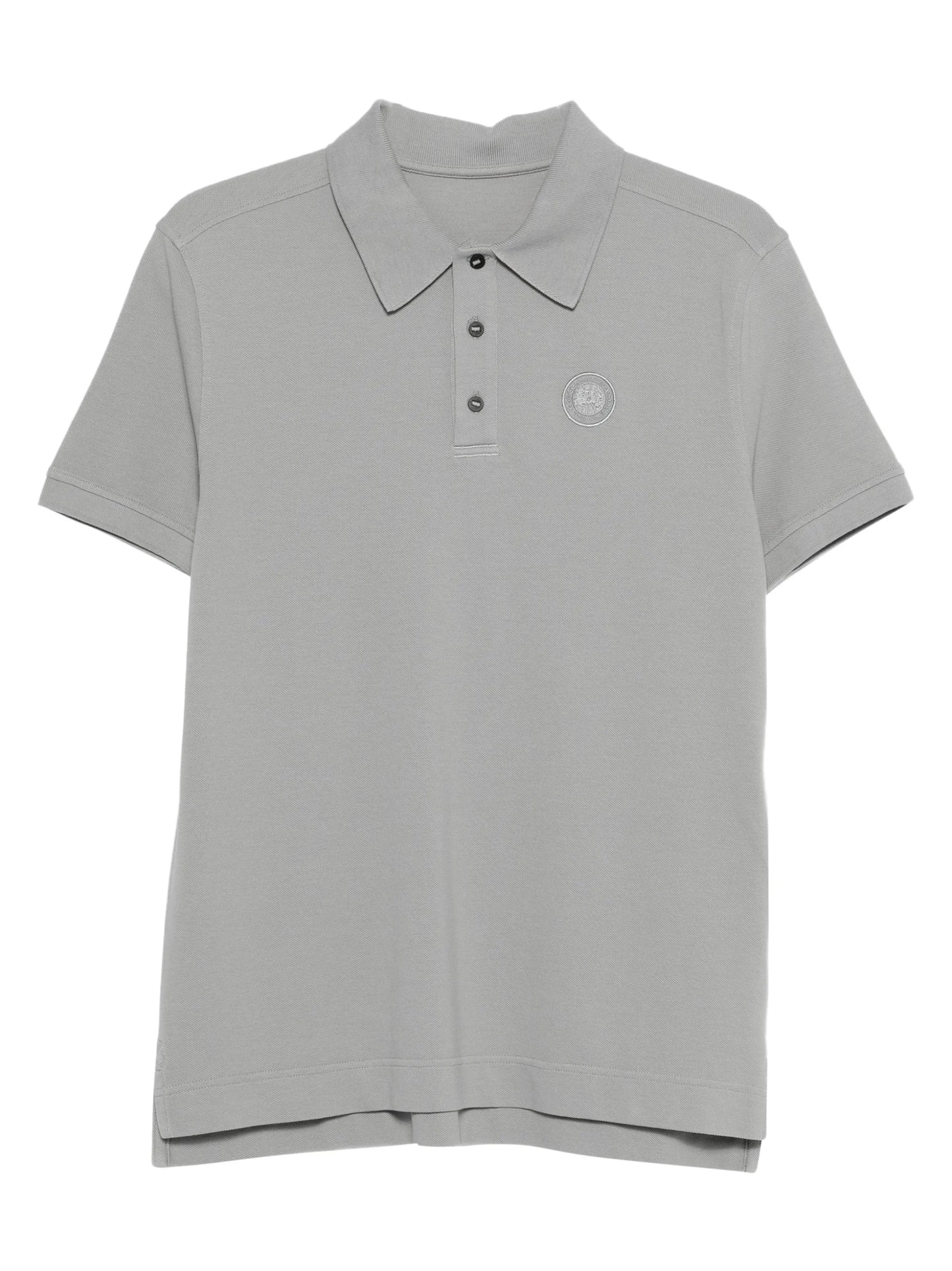 logo-patch polo shirt
