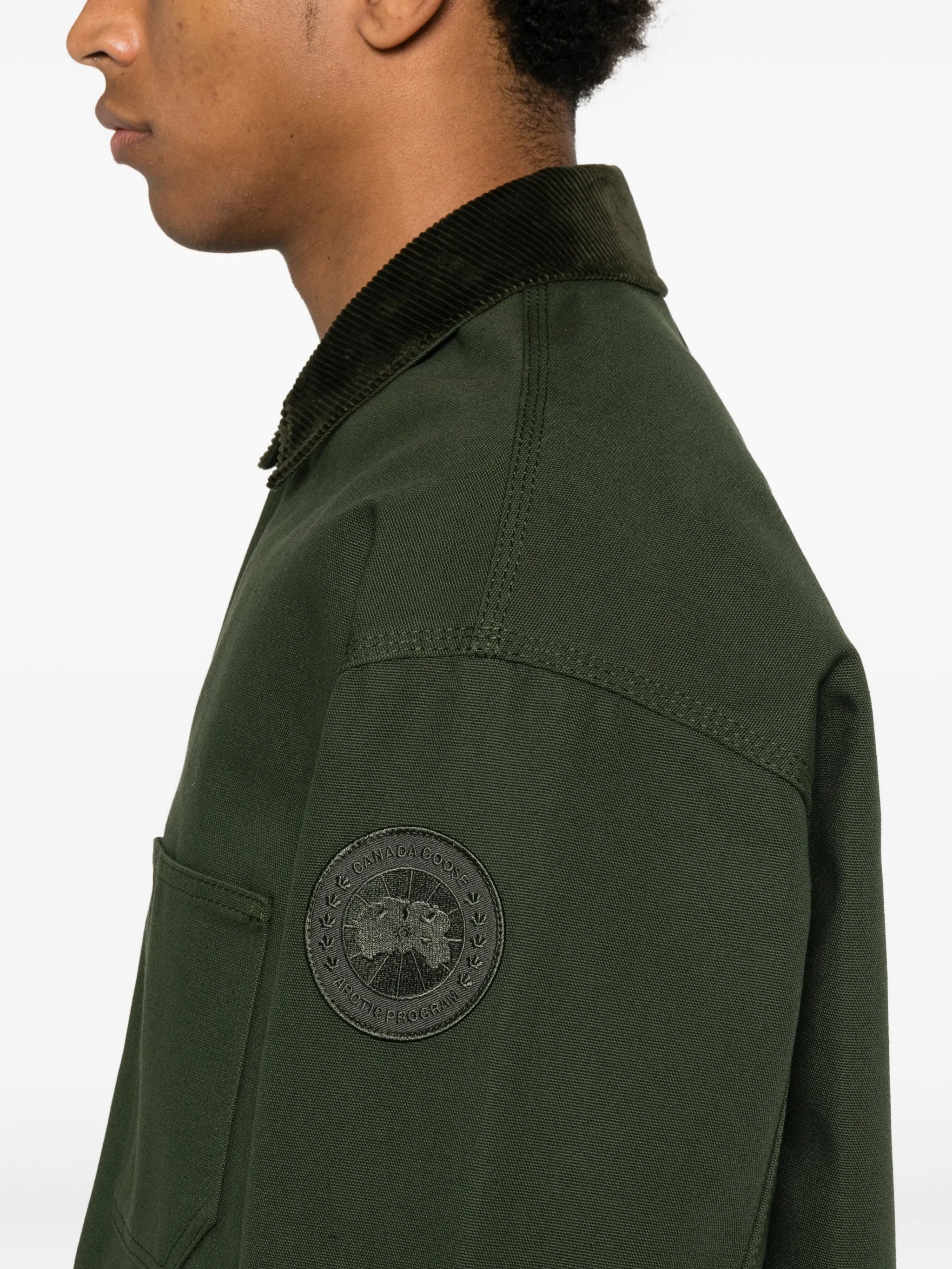 Beaumont corduroy-collar coat