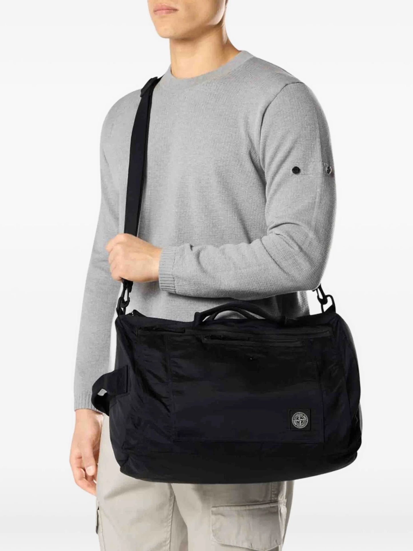 logo-patch holdalls bag