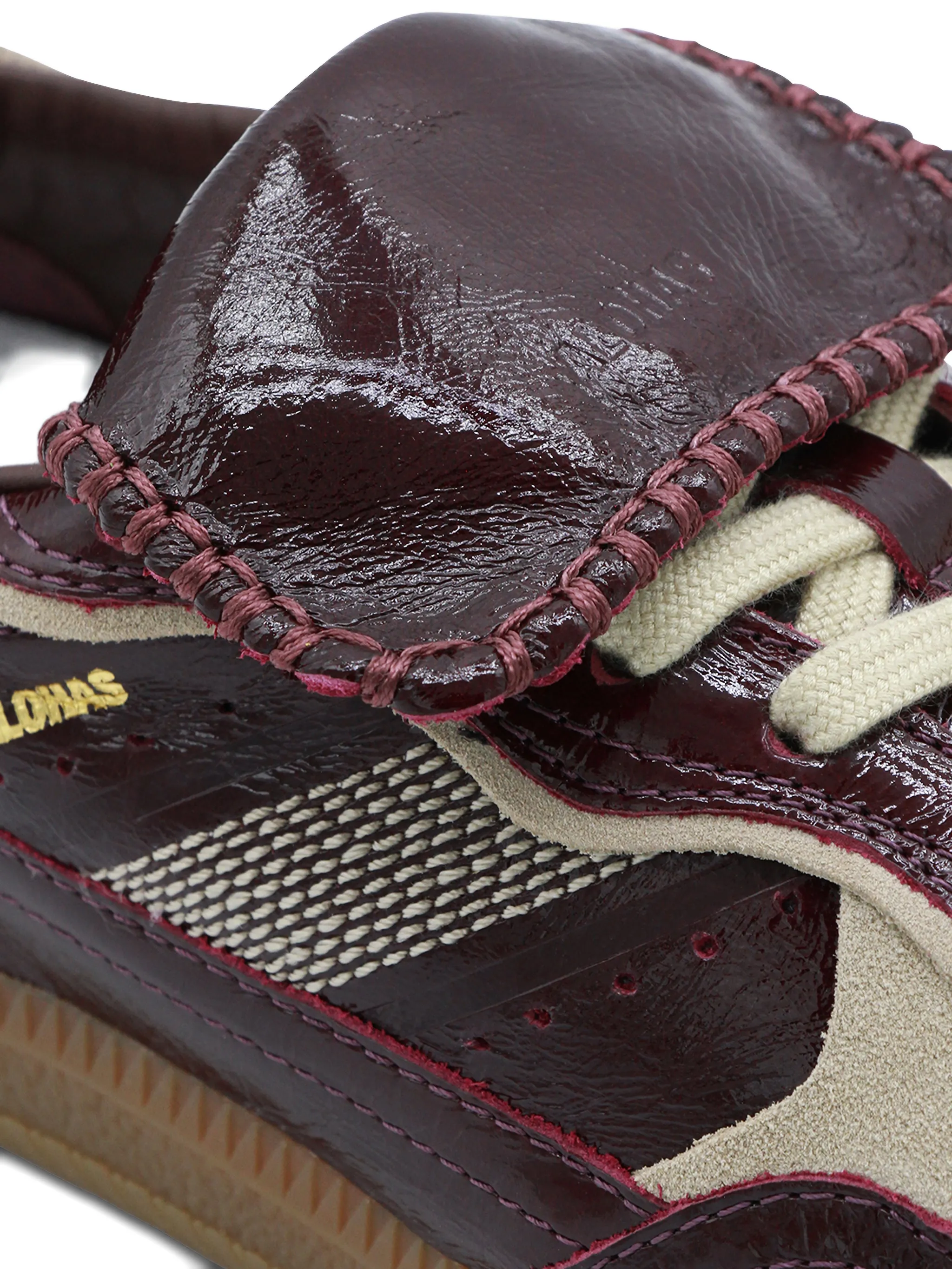 Tb.490 club patent leather sneakers
