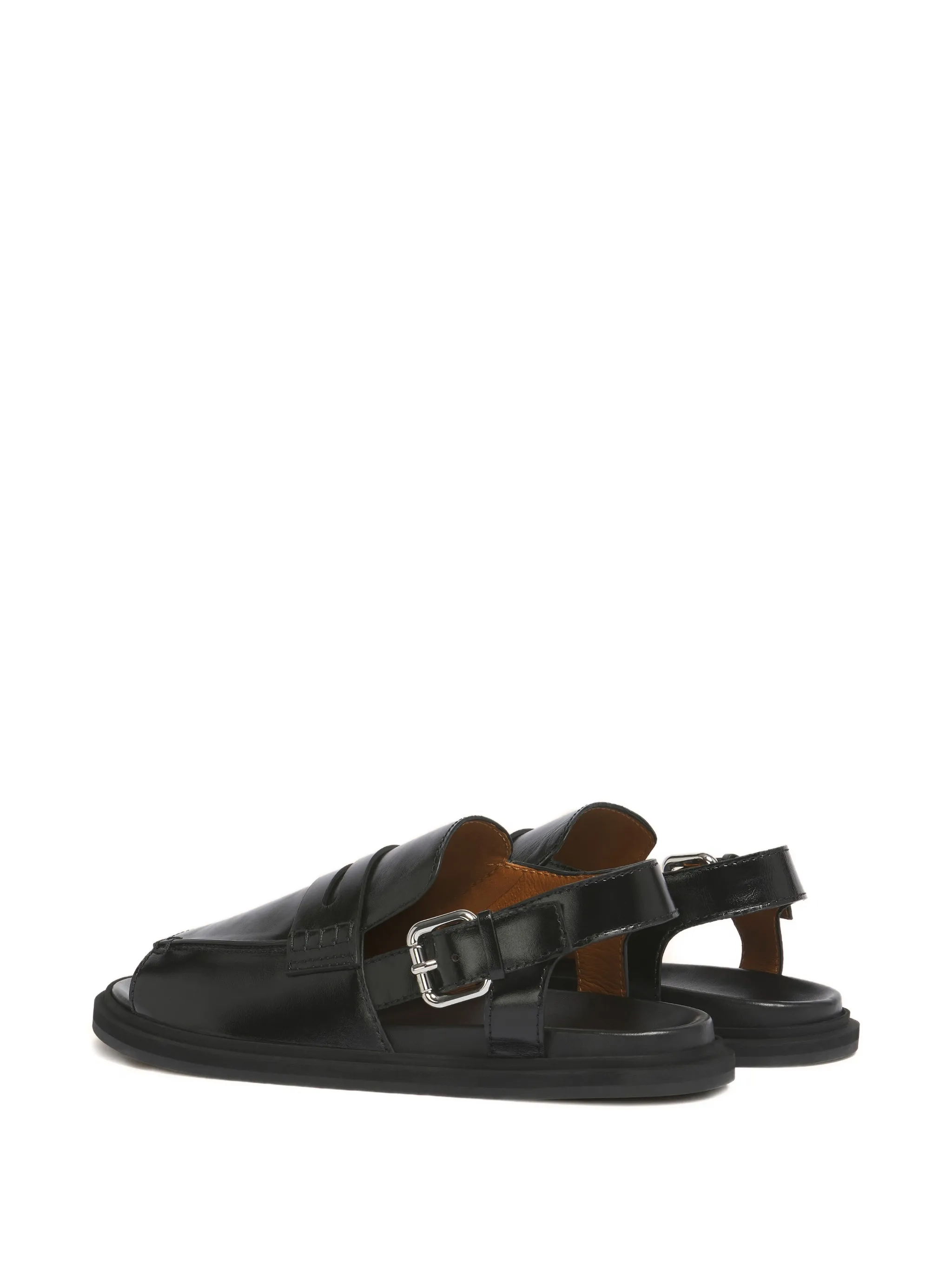 buckle-detail loafer sandals
