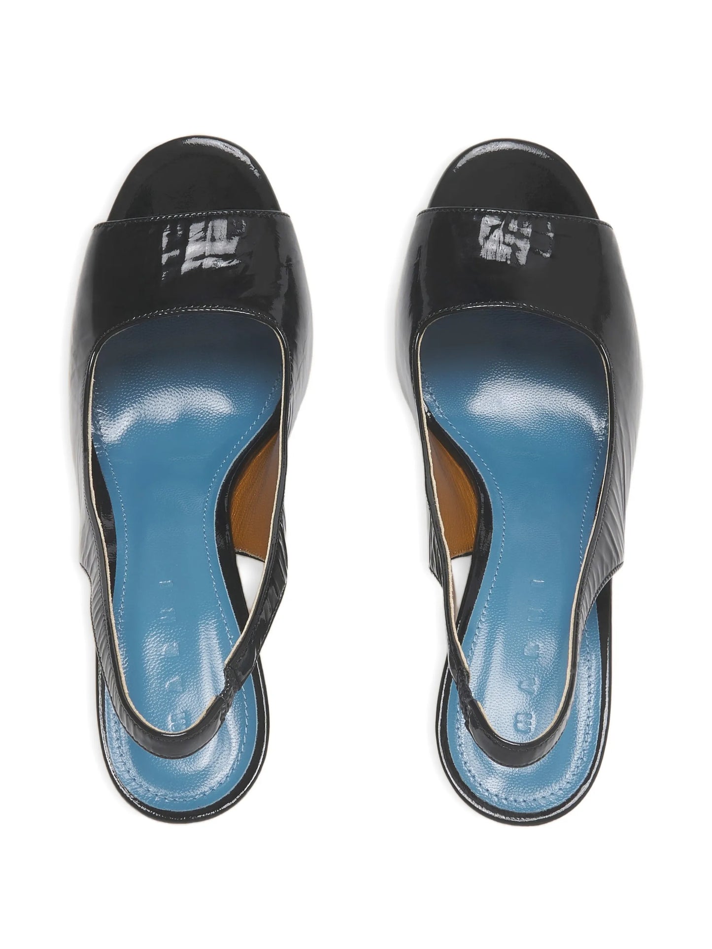 open-toe heeled slingback sandals