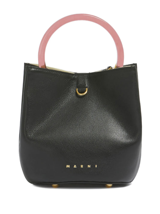 Pannier ring-handle bucket bag