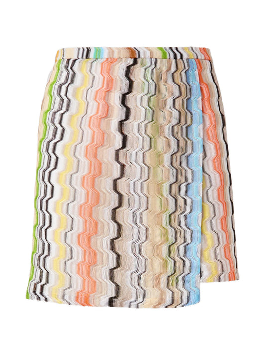 Zigzag mini skirt