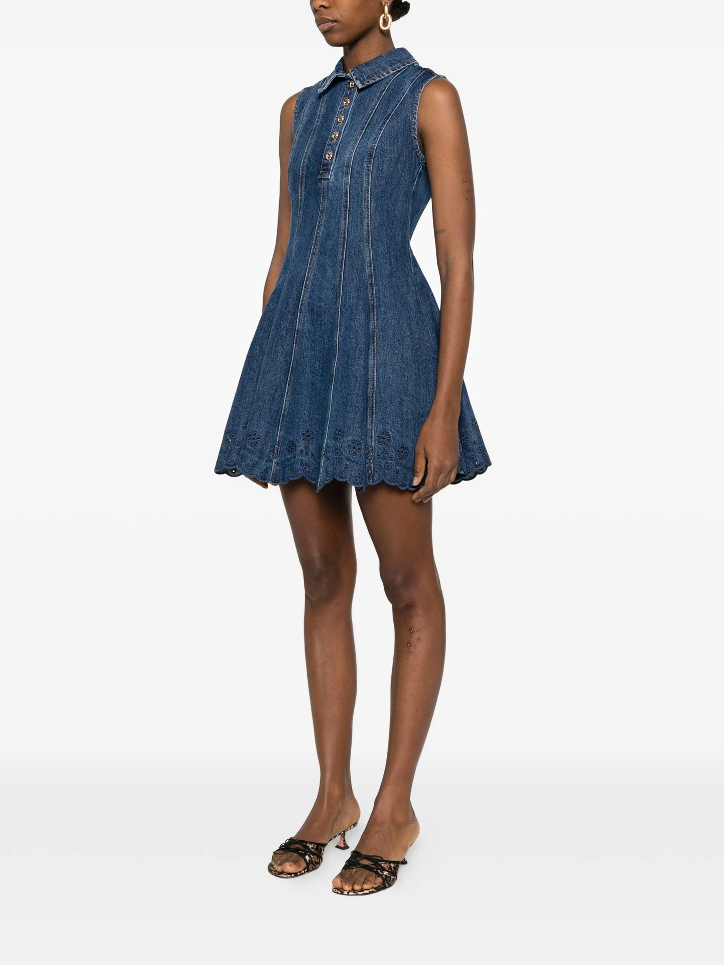 collared a-line dress