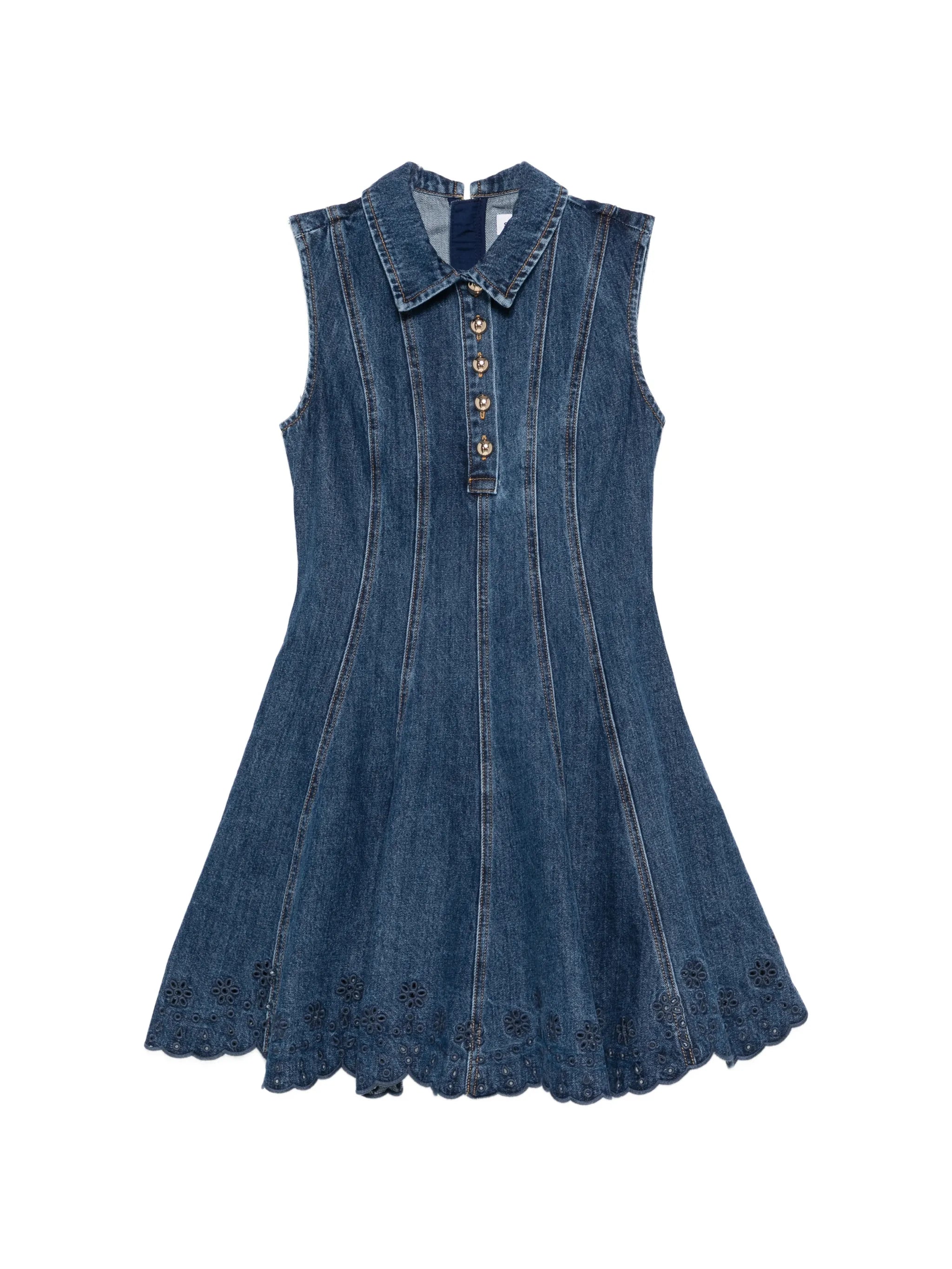 collared a-line dress