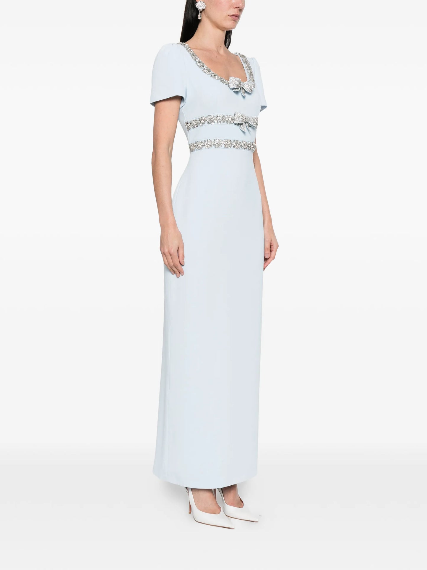 embellished maxi dress