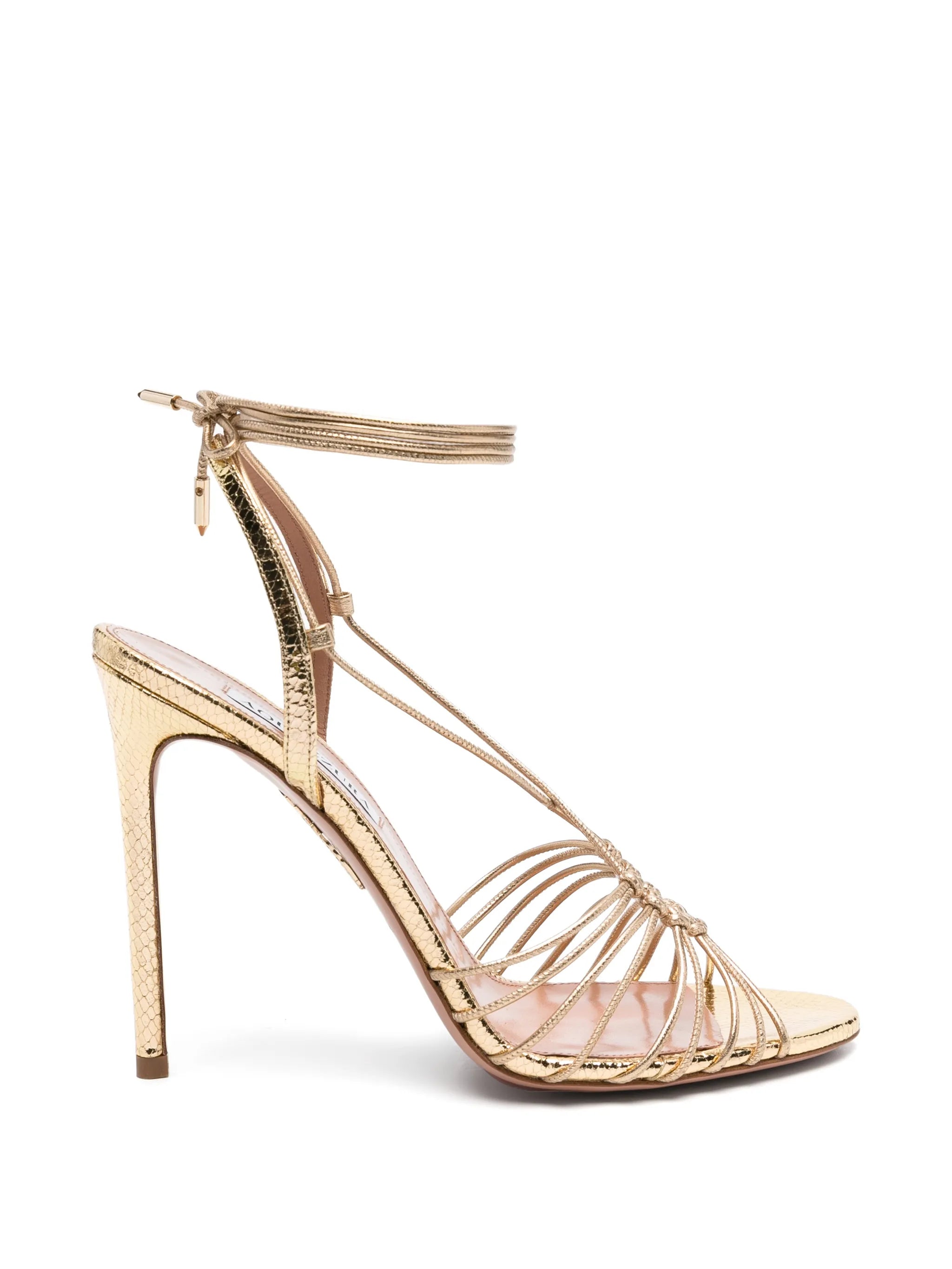 Ritmo tied leather ritmo sandals