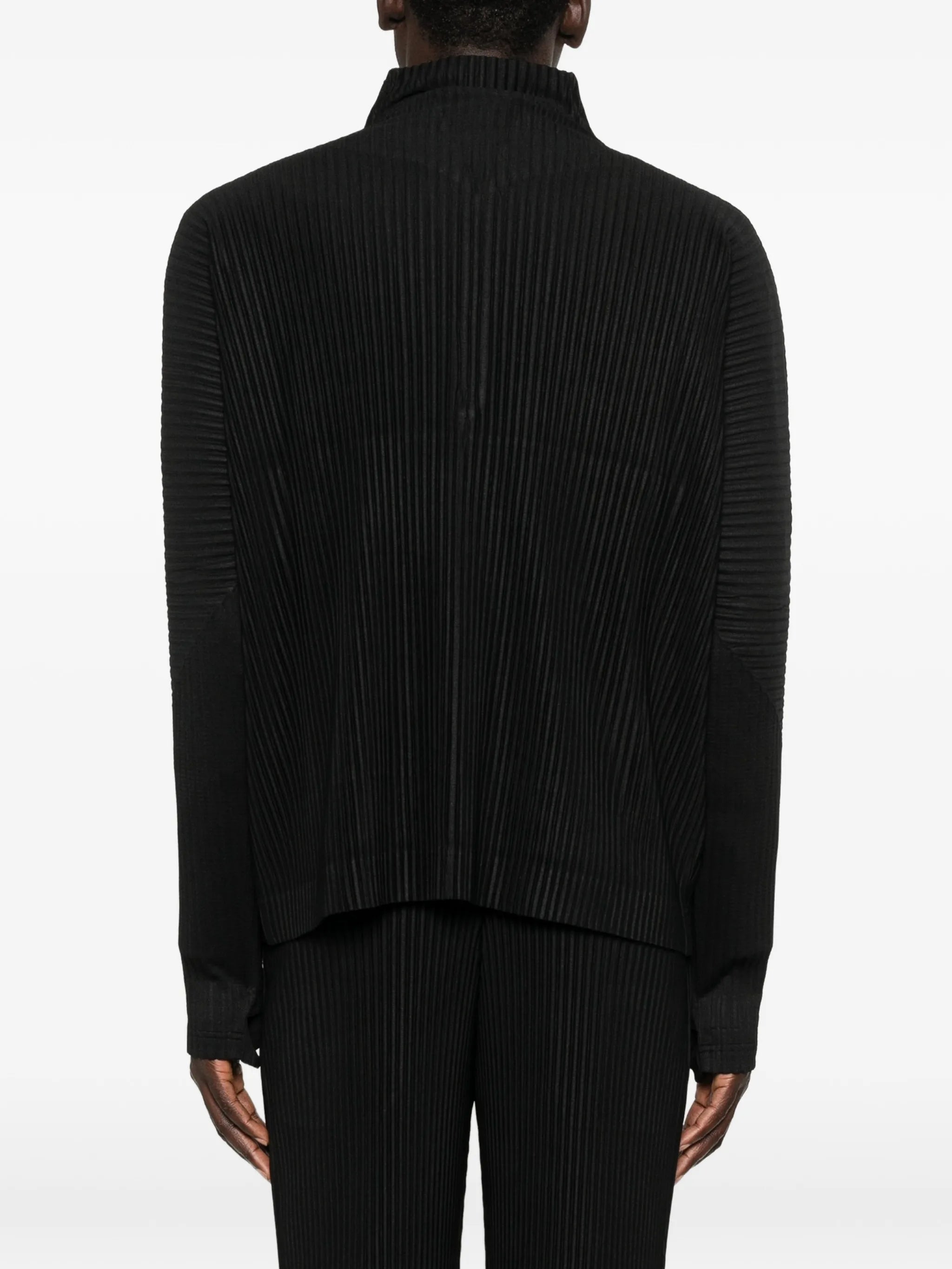 March pleated zip jacket
