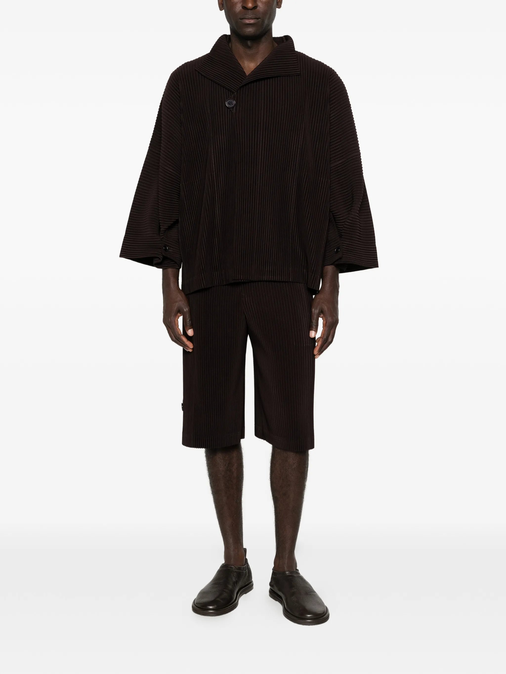 Wear or Wrap pleated short