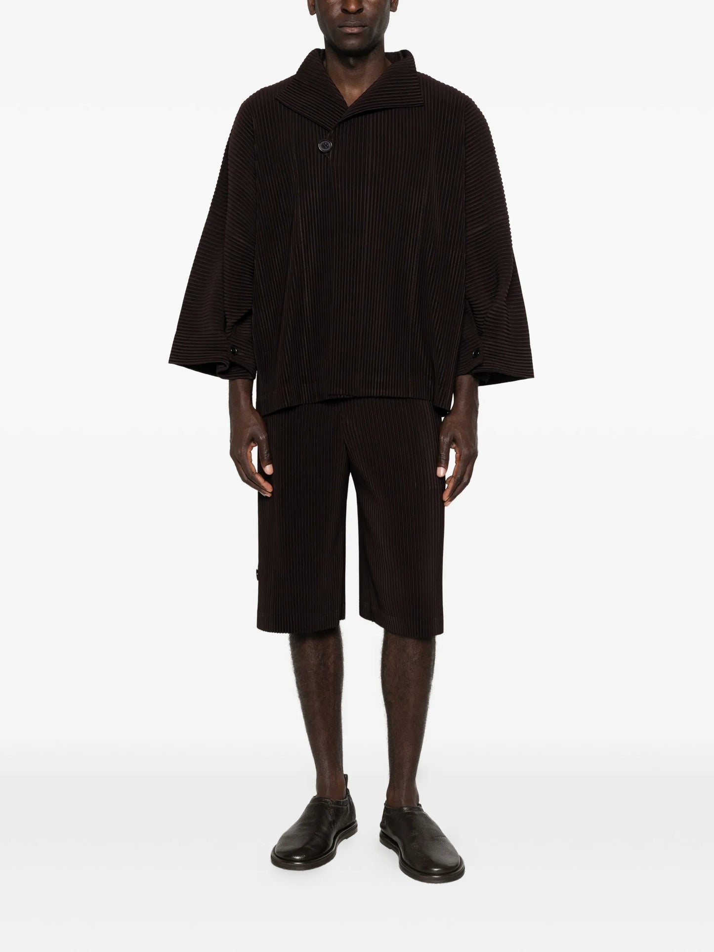Wear or Wrap pleated short