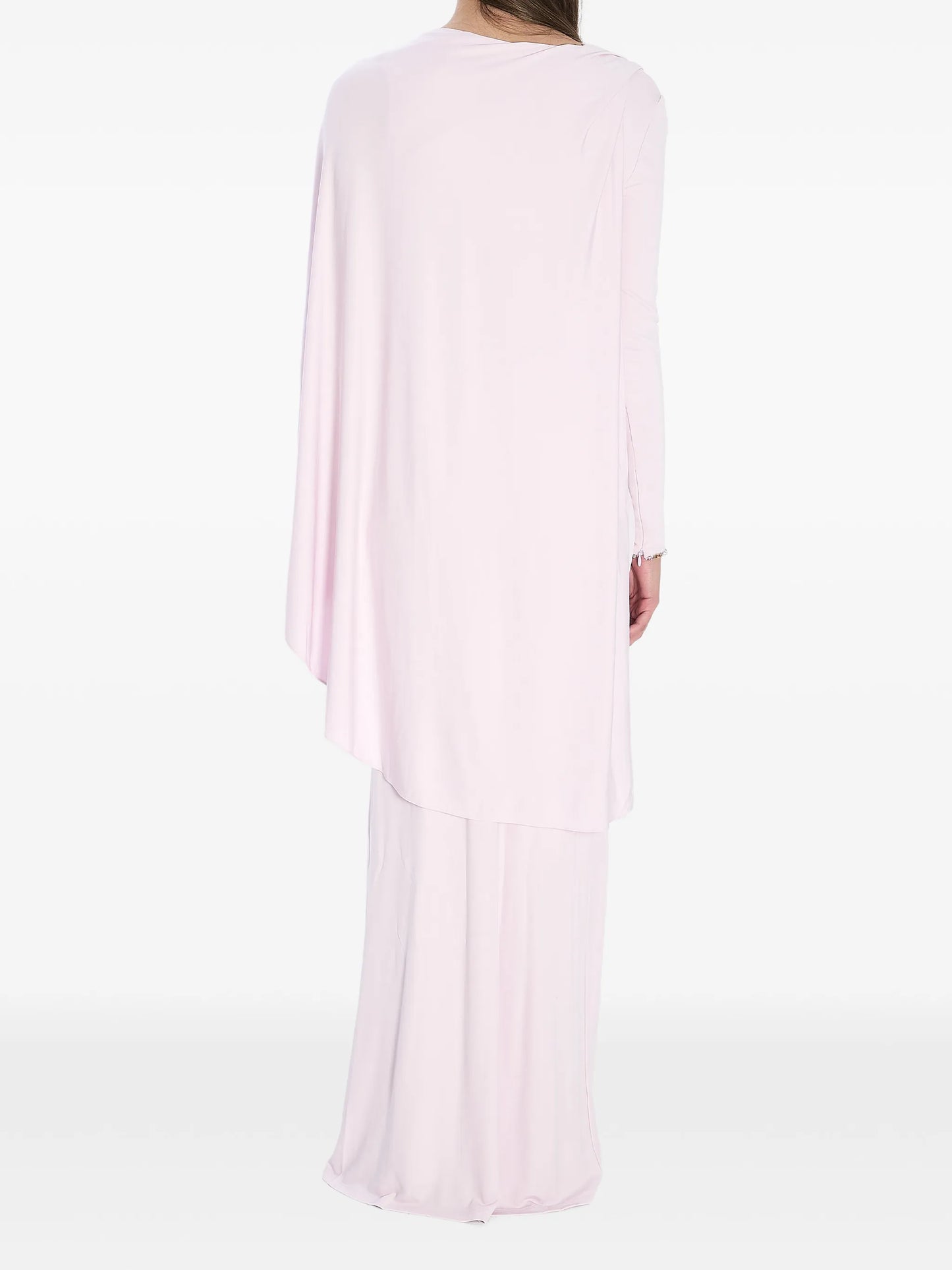 asymmetric embellished maxi dress