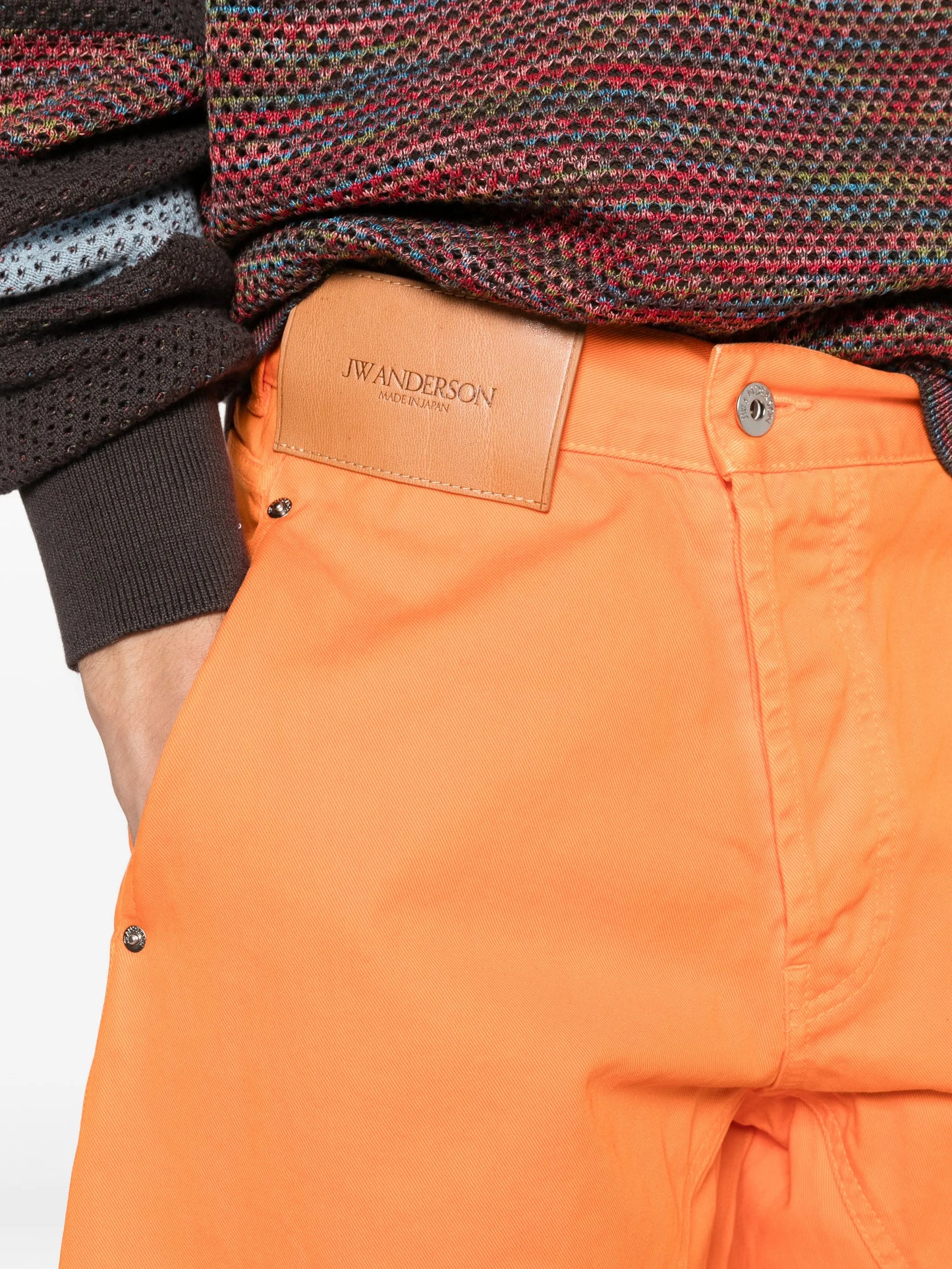 logo-patch jeans