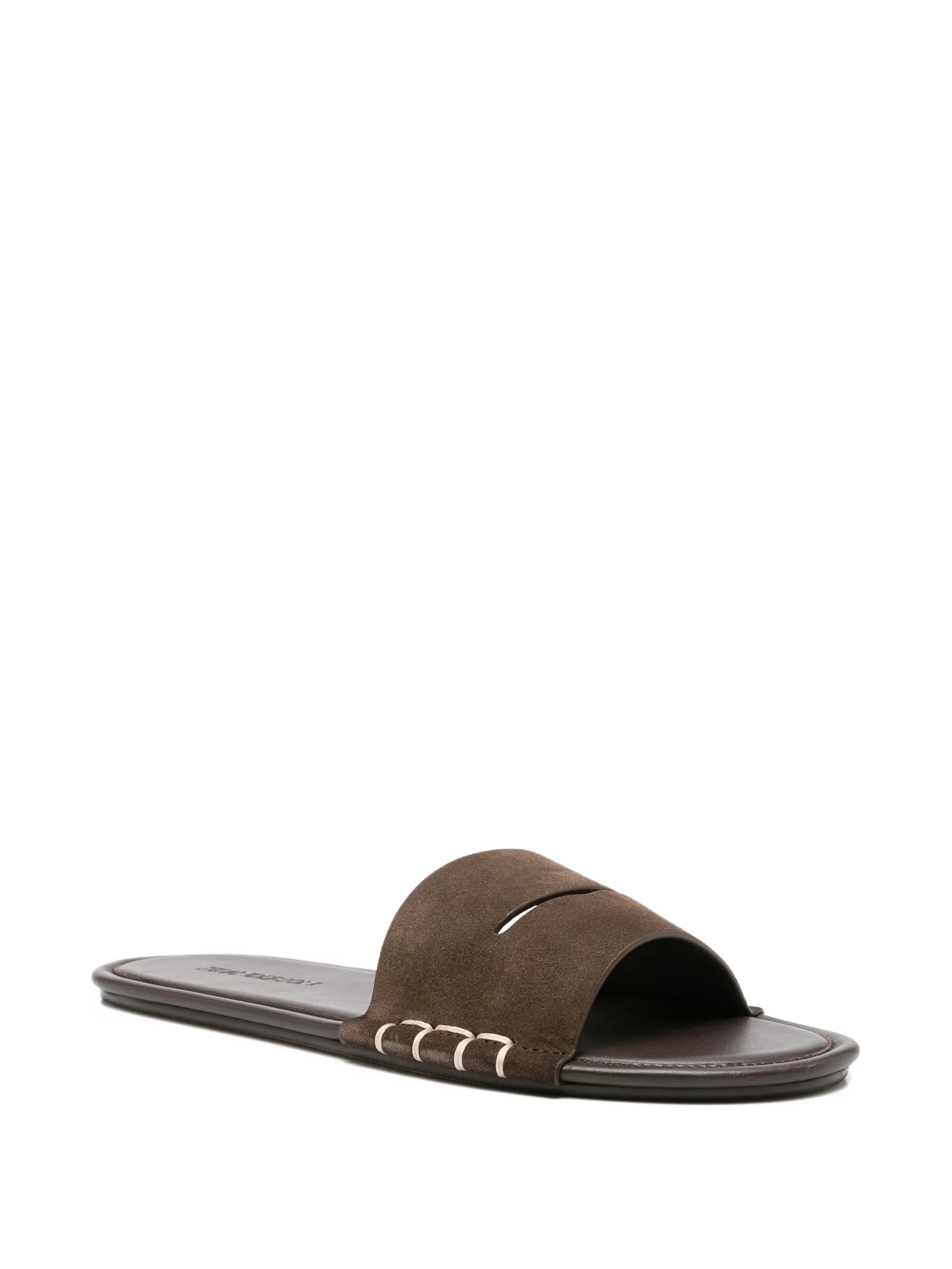 cut-out detailing flat sandals