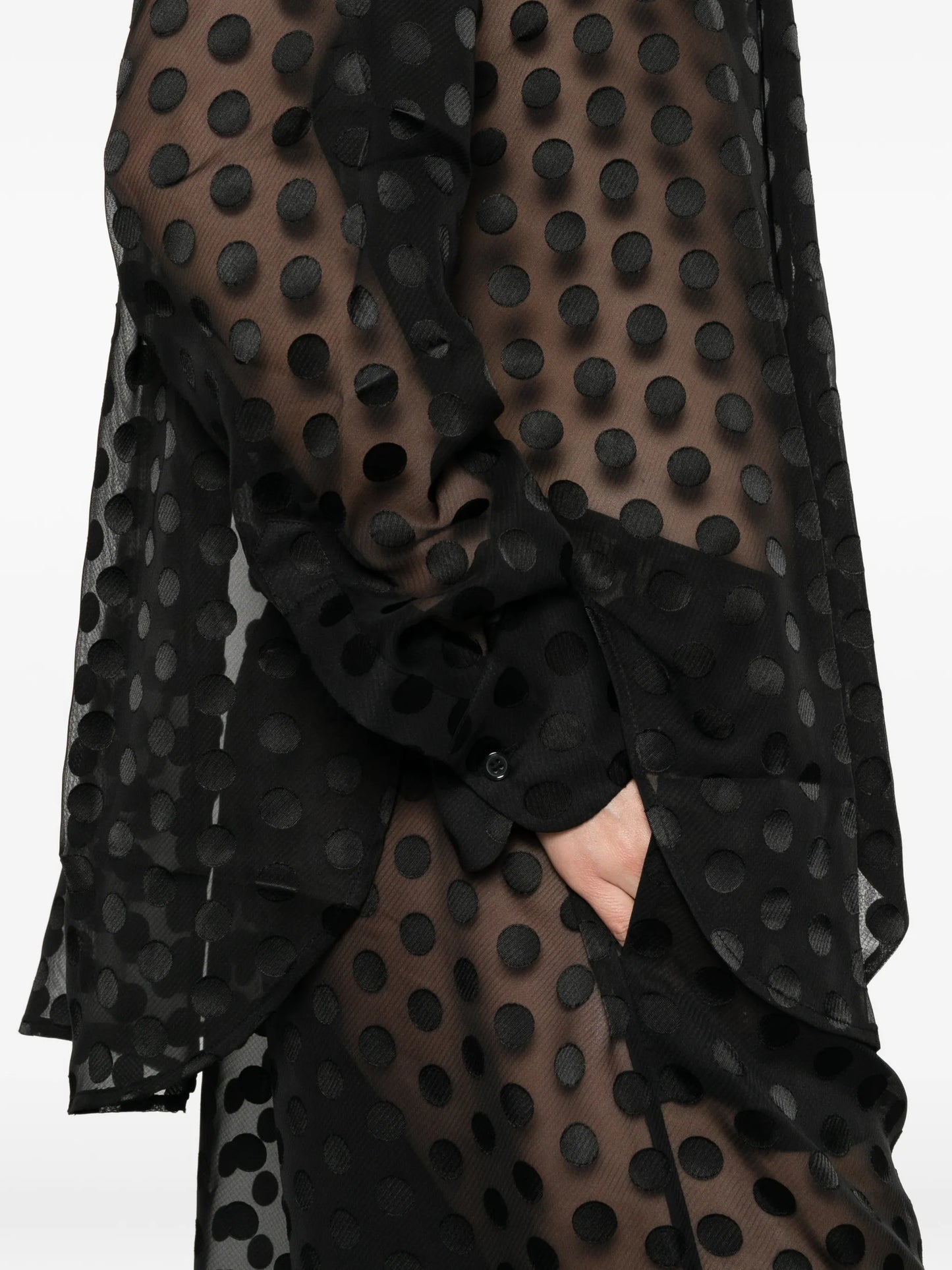 polka-dot shirt