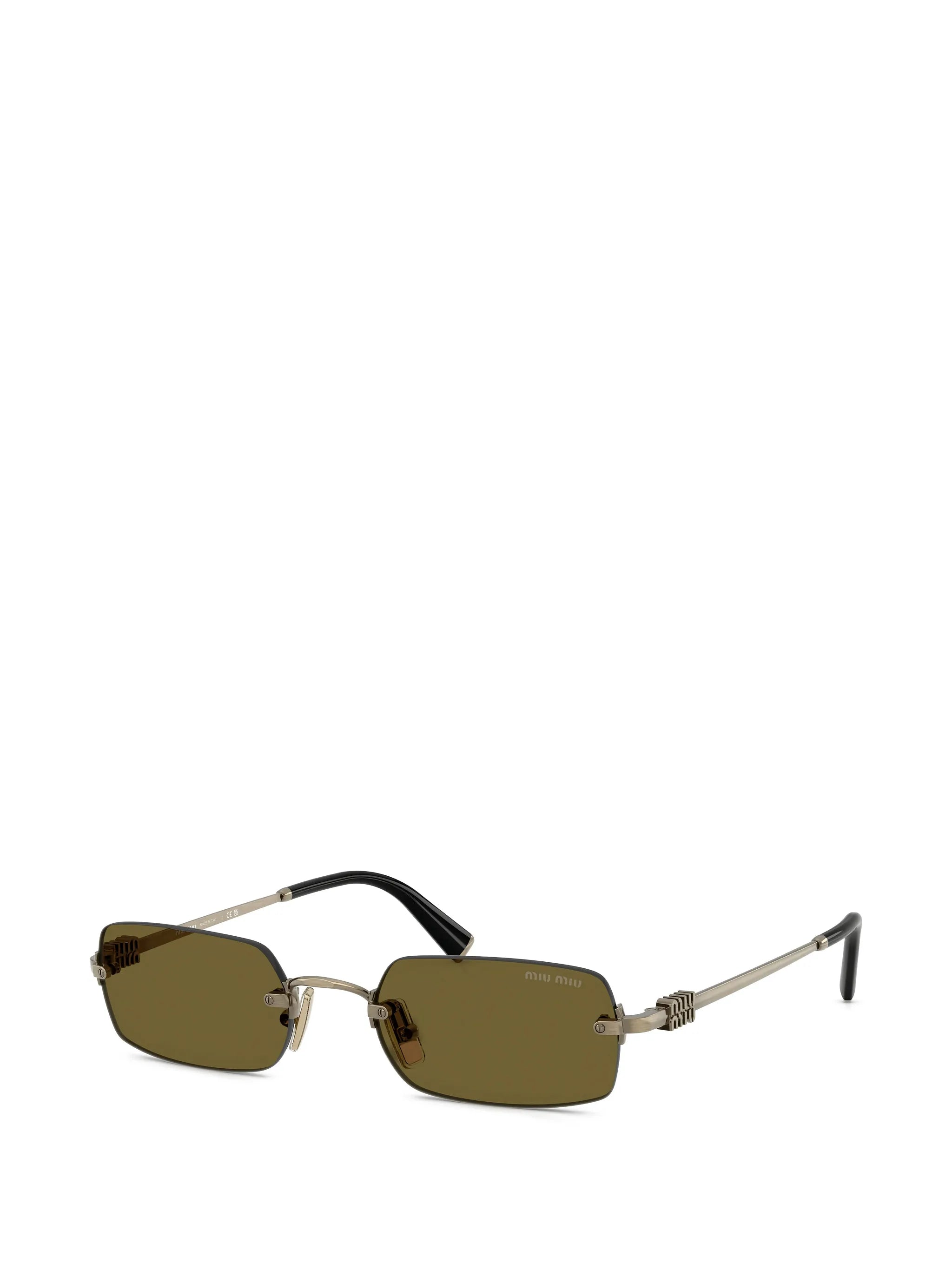 rectangle-frame sunglasses