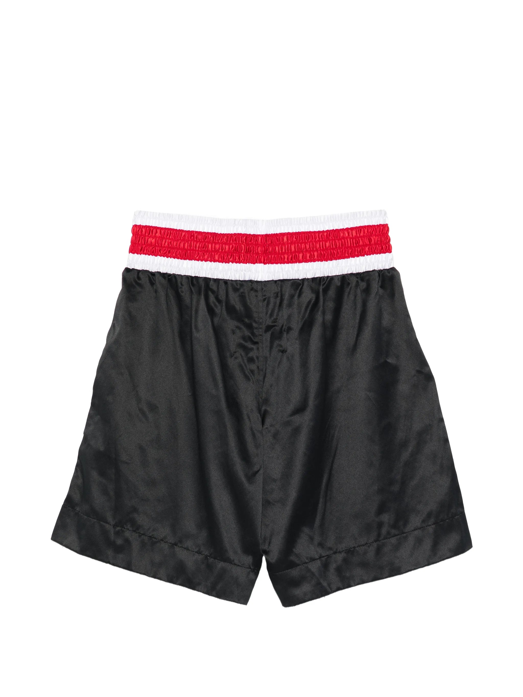 logo-patch side-stripe boxing shorts