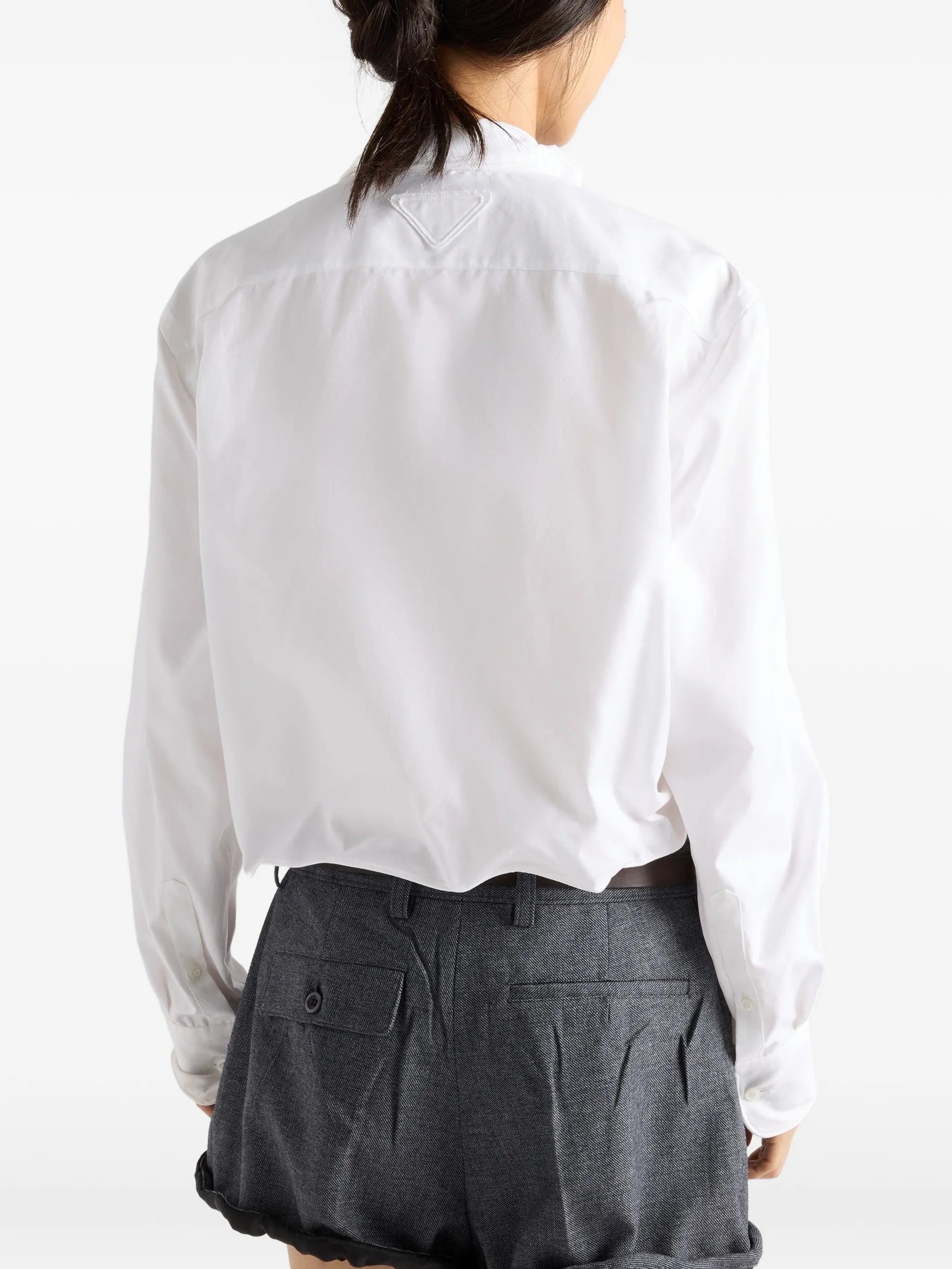 triangle-logo long-sleeve shirt
