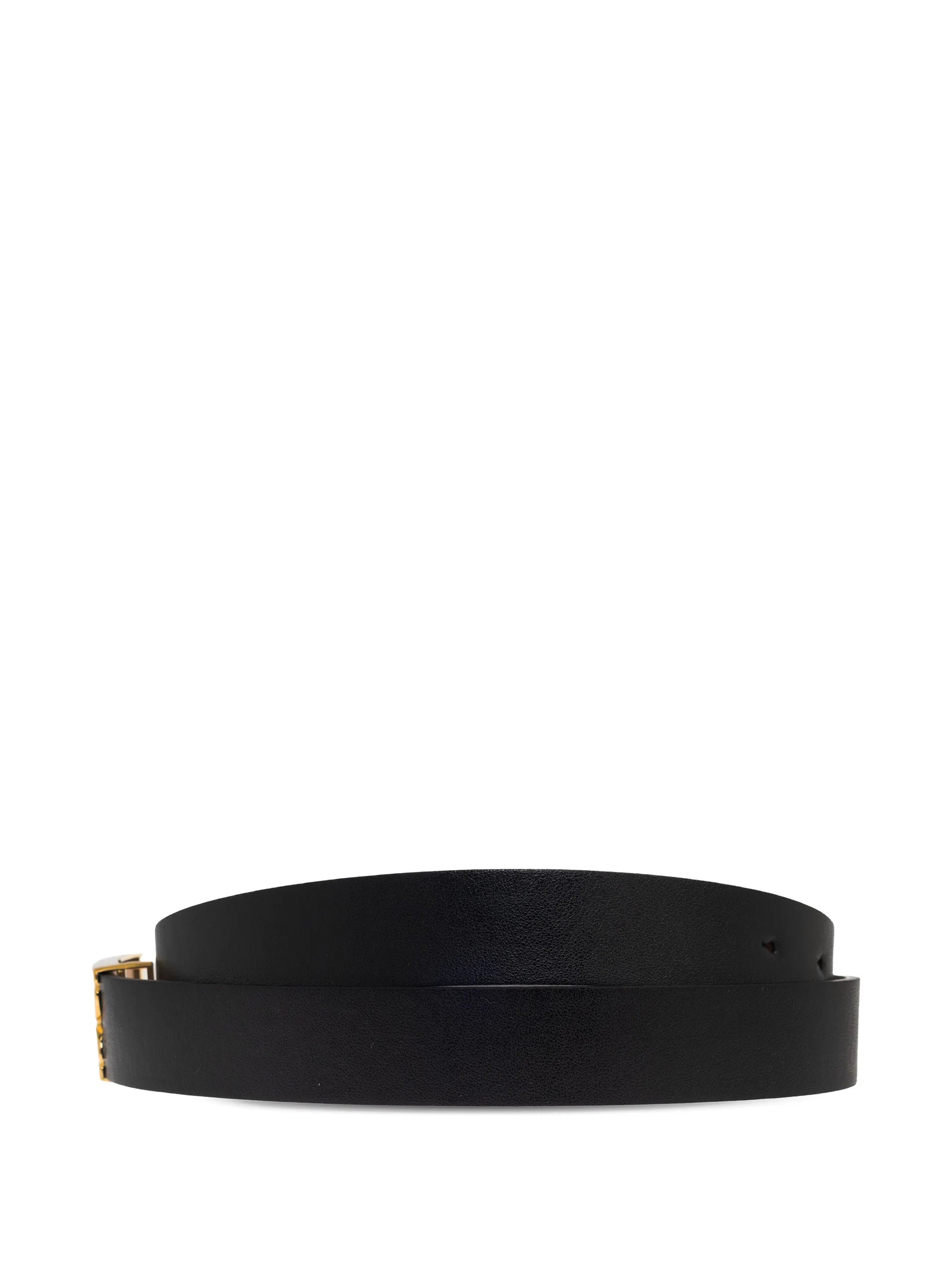 logo-buckle belt