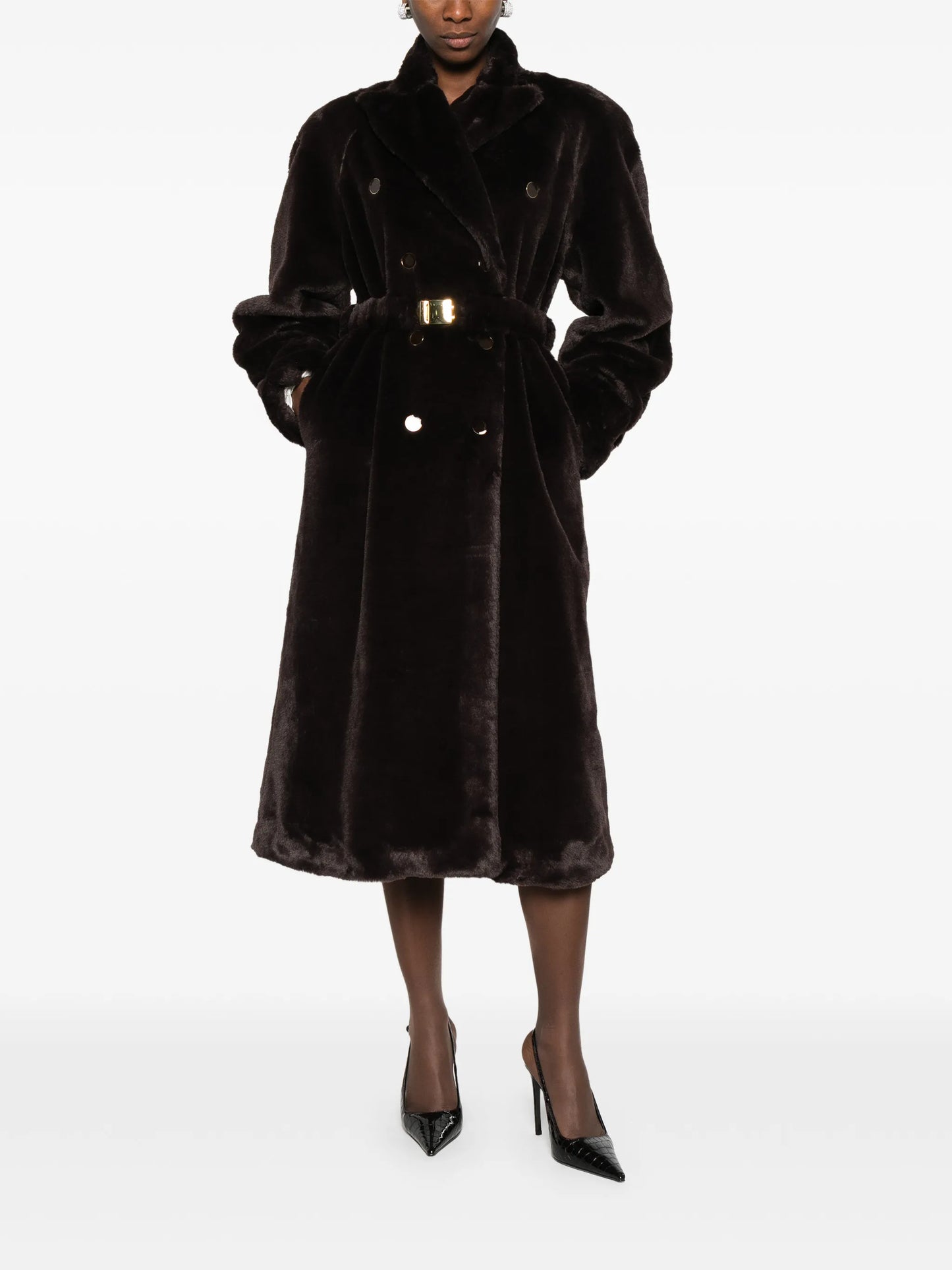 double-breasted coat