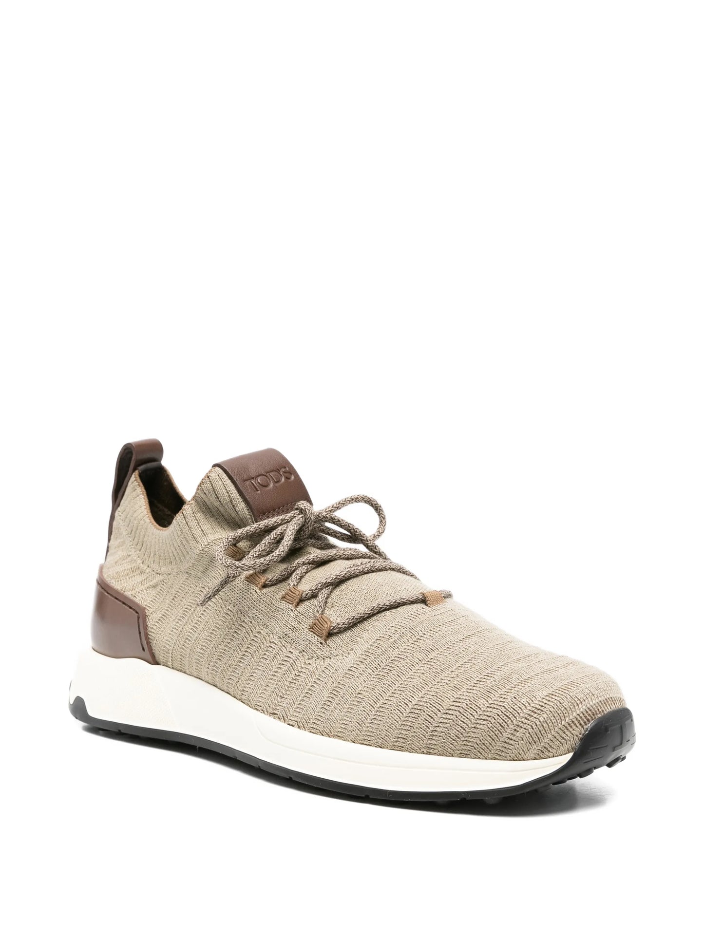 round-toe lace-up sneakers