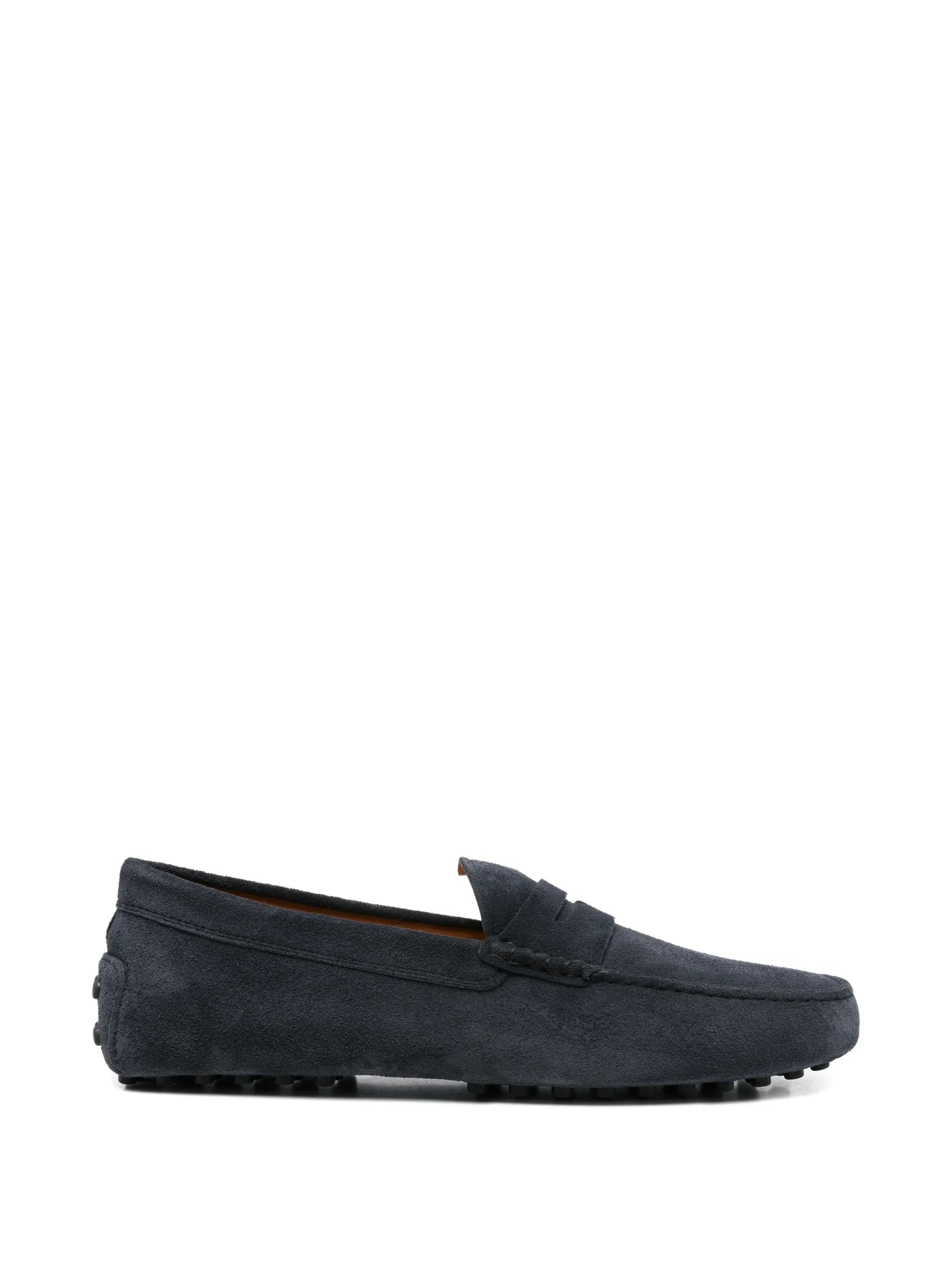 suede penny loafers