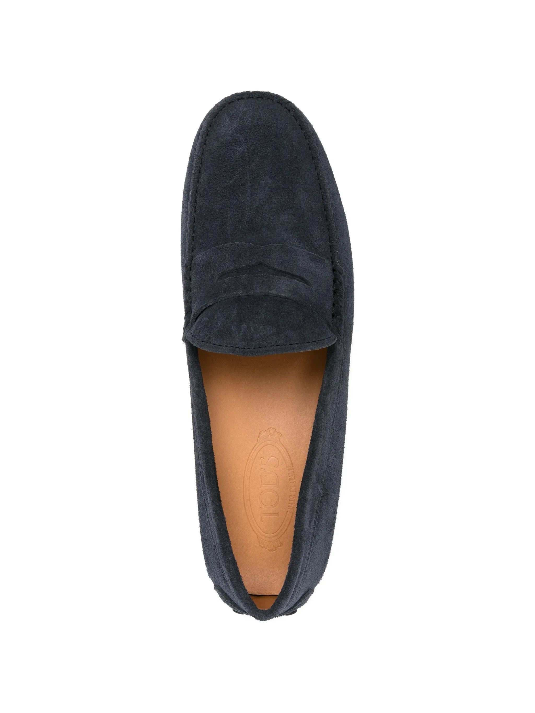 suede penny loafers
