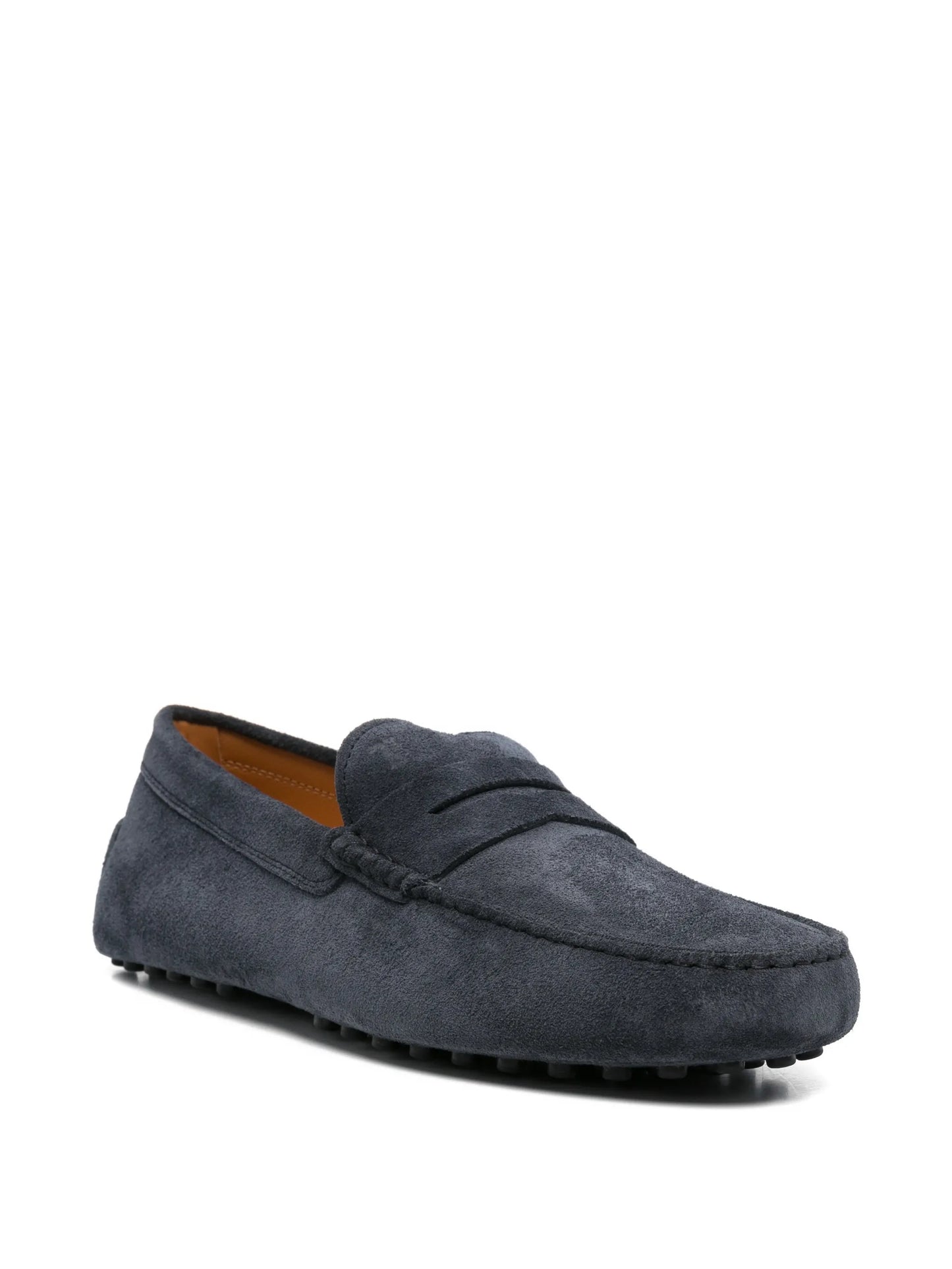 suede penny loafers