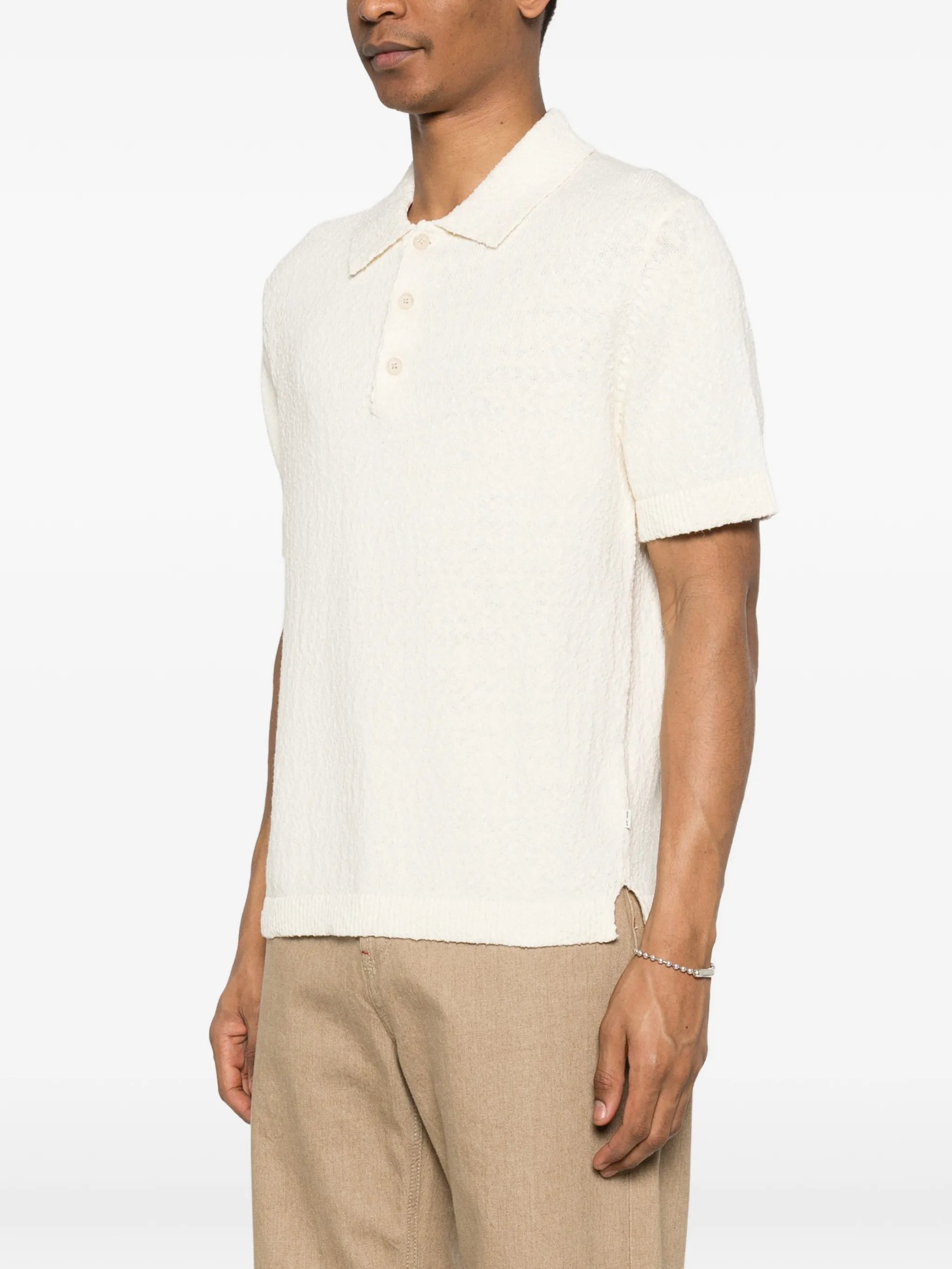 Randy textured polo shirt
