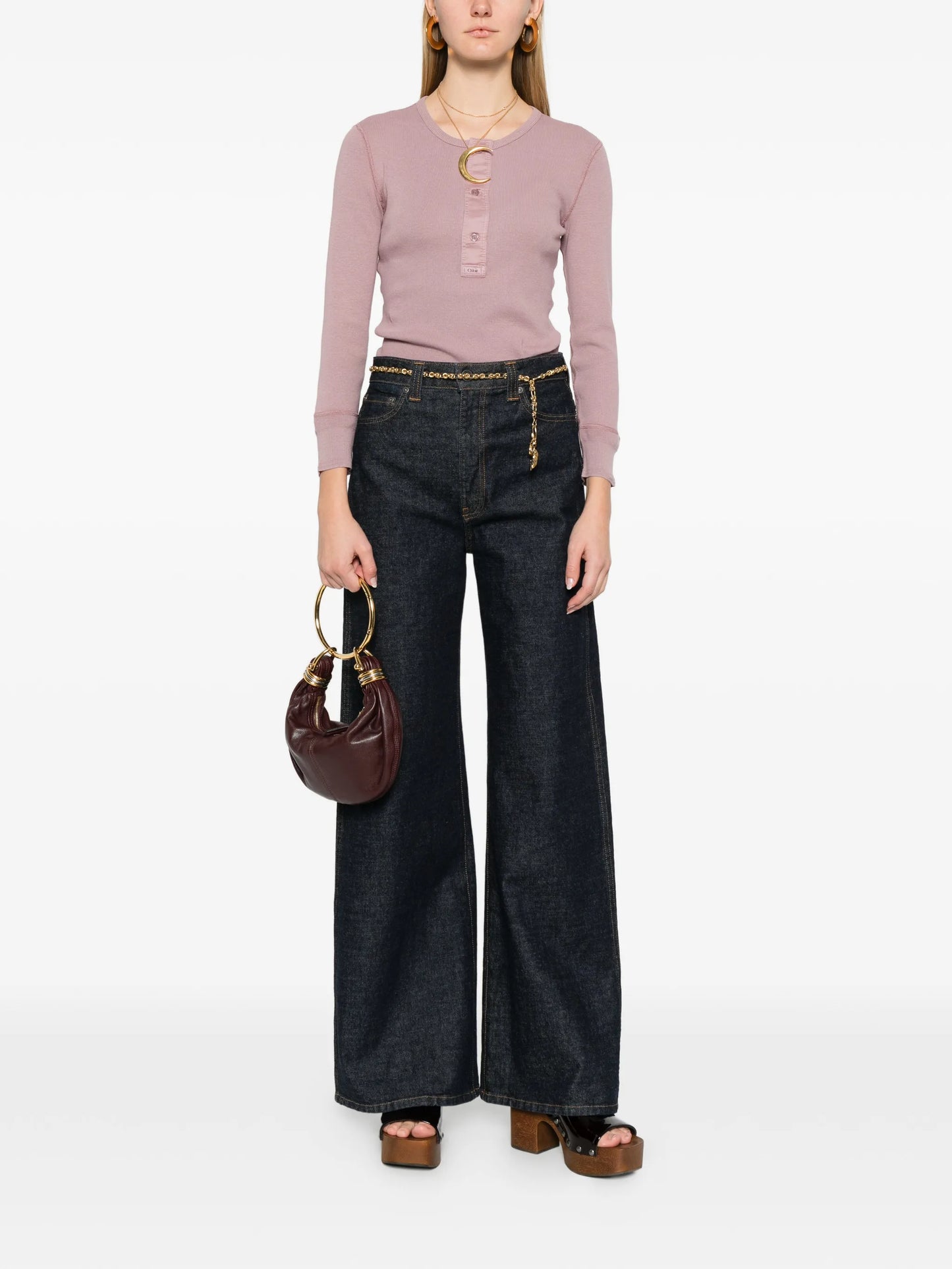 Henley cotton top